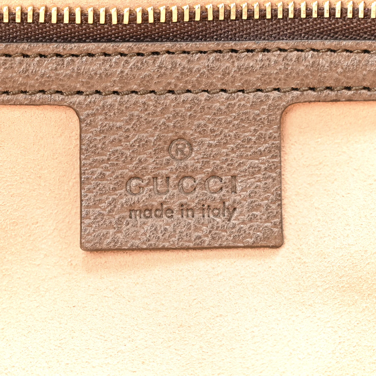 GG Supreme Monogram Textured Calfskin Web Medium Ophidia Shopping Tote Beige Ebony New Acero - Image 6