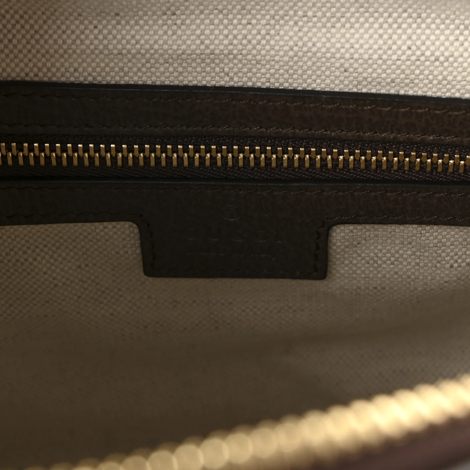 GG Supreme Monogram Textured Calfskin Web Super Mini Ophidia Shoulder Bag Beige Ebony New Acero - Image 6