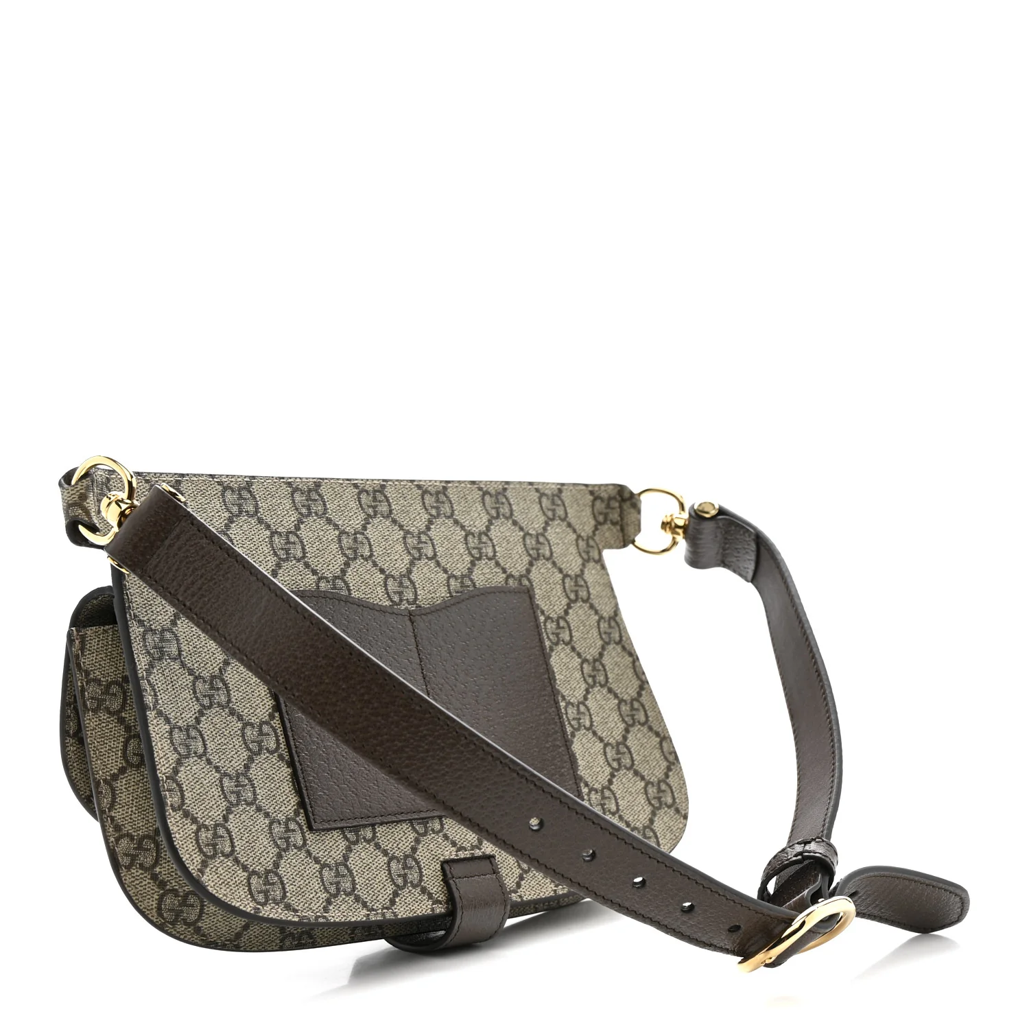 GG Supreme Monogram Textured Dollar Calfskin Blondie Belt Bag Beige Ebony New Acero - Image 3