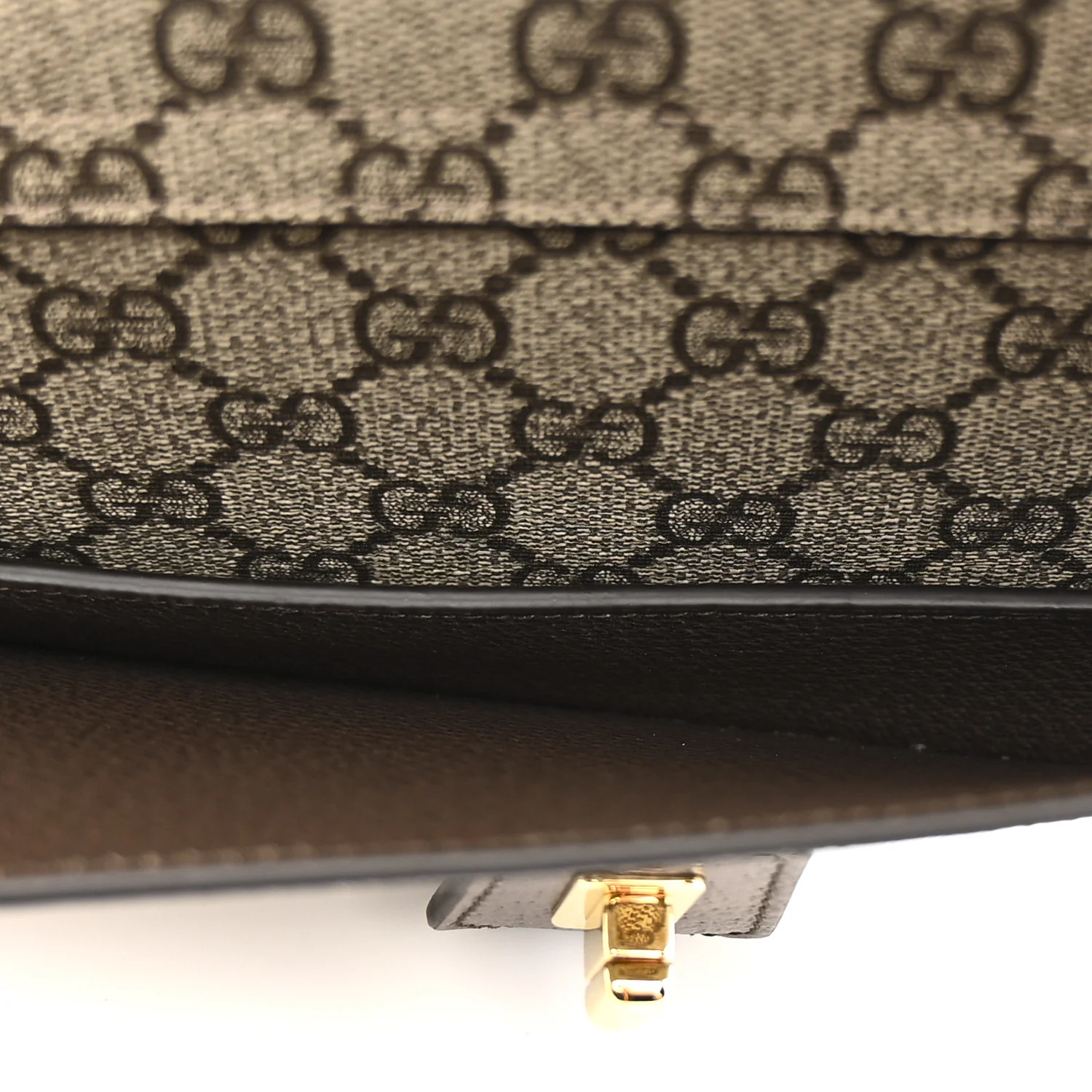GG Supreme Monogram Textured Dollar Calfskin Blondie Belt Bag Beige Ebony New Acero - Image 5