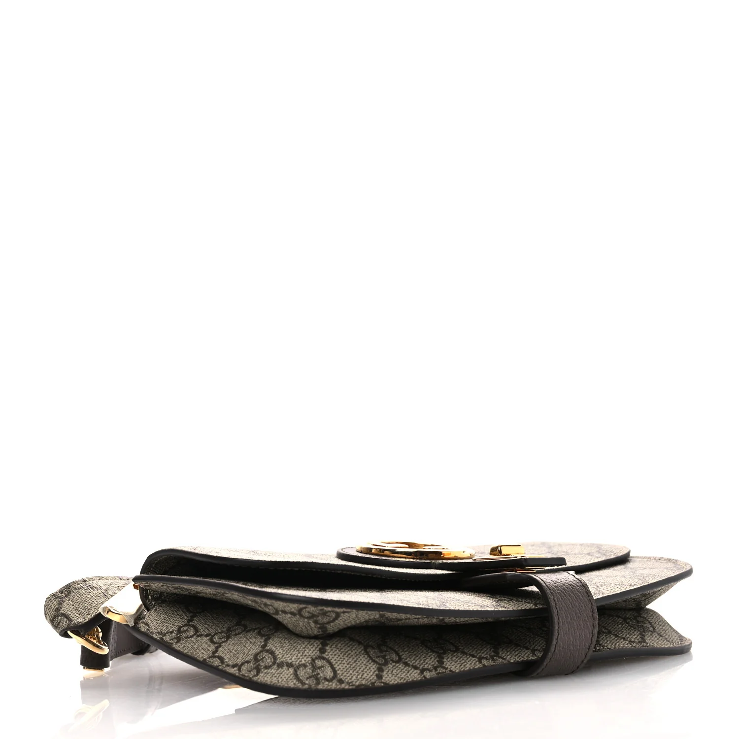 GG Supreme Monogram Textured Dollar Calfskin Blondie Belt Bag Beige Ebony New Acero - Image 4