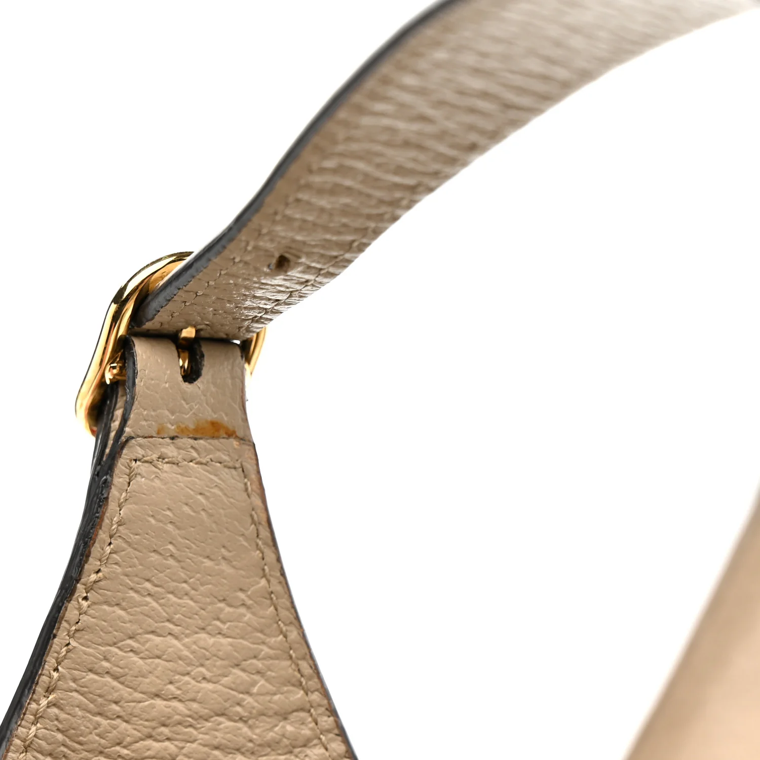 GG Supreme Monogram Textured Dollar Calfskin Mini Jackie 1961 Hobo Beige Mystic White Oatmeal - Image 12