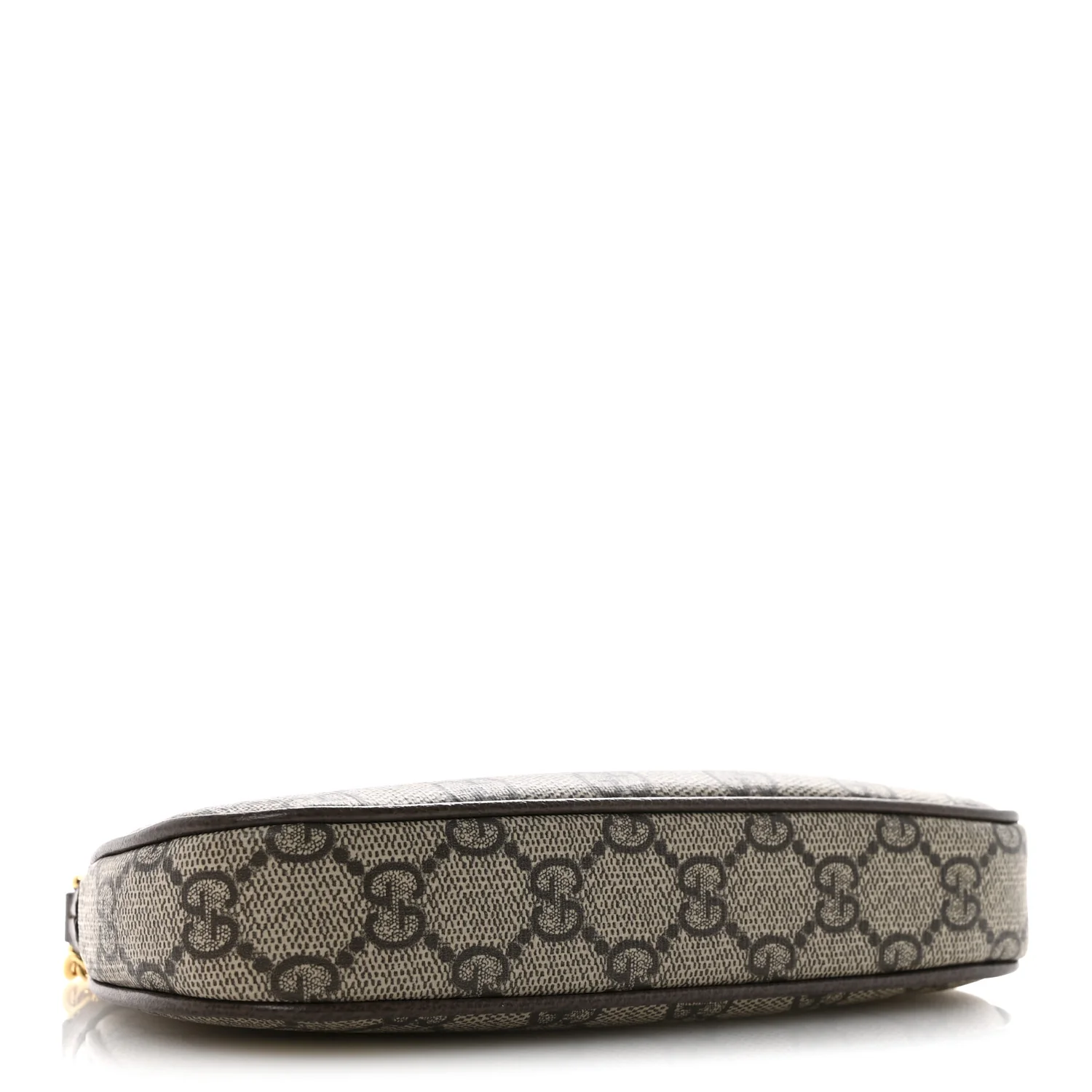 GG Supreme Monogram Textured Dollar Calfskin Mini Ophidia Chain Bag Beige Ebony - Image 4