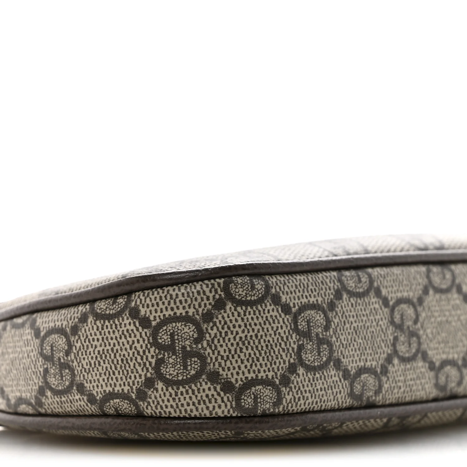 GG Supreme Monogram Textured Dollar Calfskin Mini Ophidia Chain Bag Beige Ebony - Image 9