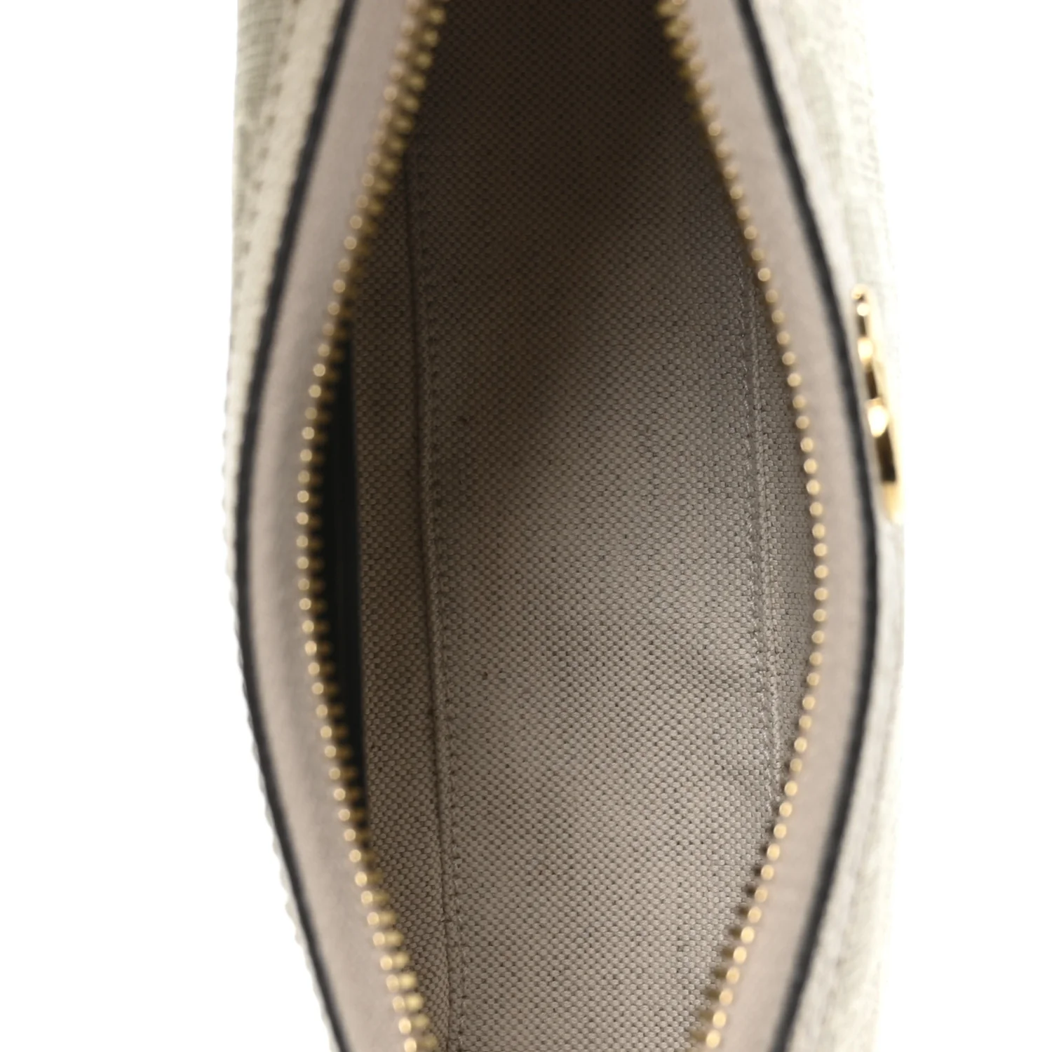 GG Supreme Monogram Textured Dollar Calfskin Small Ophidia Hobo Beige Mystic White Oatmeal - Image 8