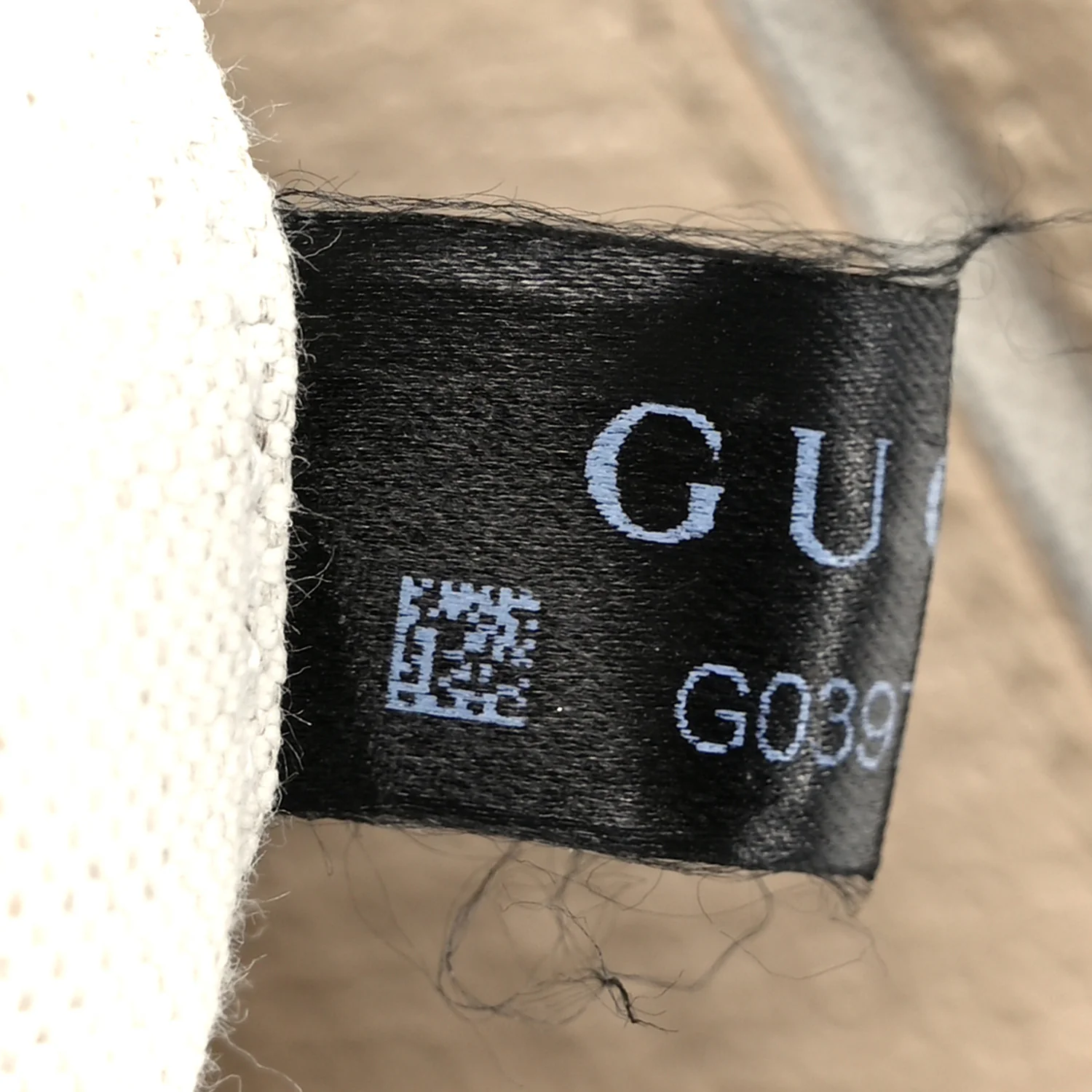 GG Supreme Monogram Textured Dollar Calfskin Small Ophidia Hobo Beige Mystic White Oatmeal - Image 7