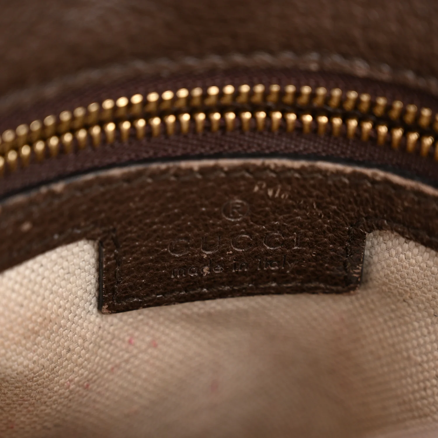 GG Supreme Monogram Textured Dollar Calfskin Web Medium Blondie Shoulder Flap Bag Beige Ebony New Acero - Image 6