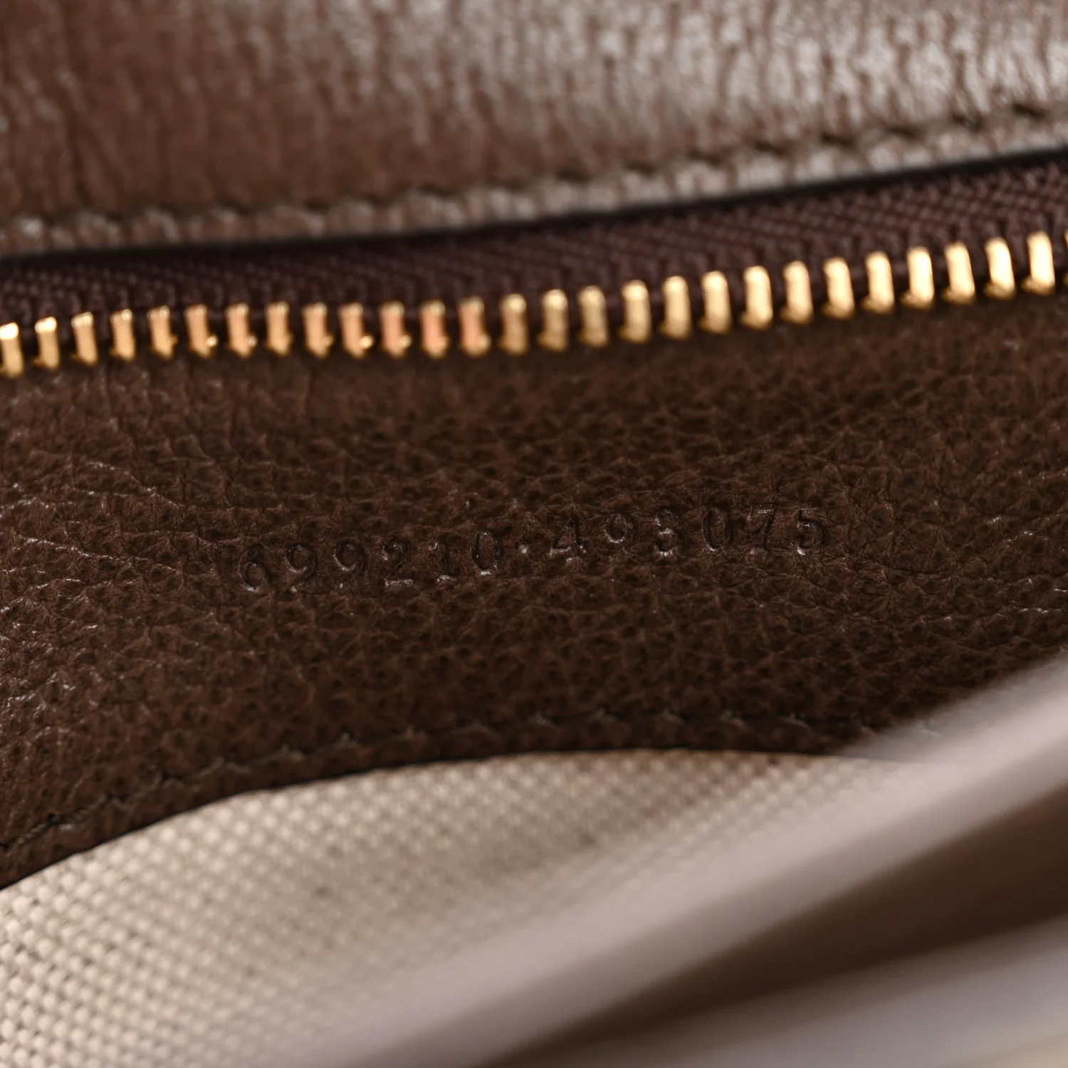 GG Supreme Monogram Textured Dollar Calfskin Web Medium Blondie Shoulder Flap Bag Beige Ebony New Acero - Image 7