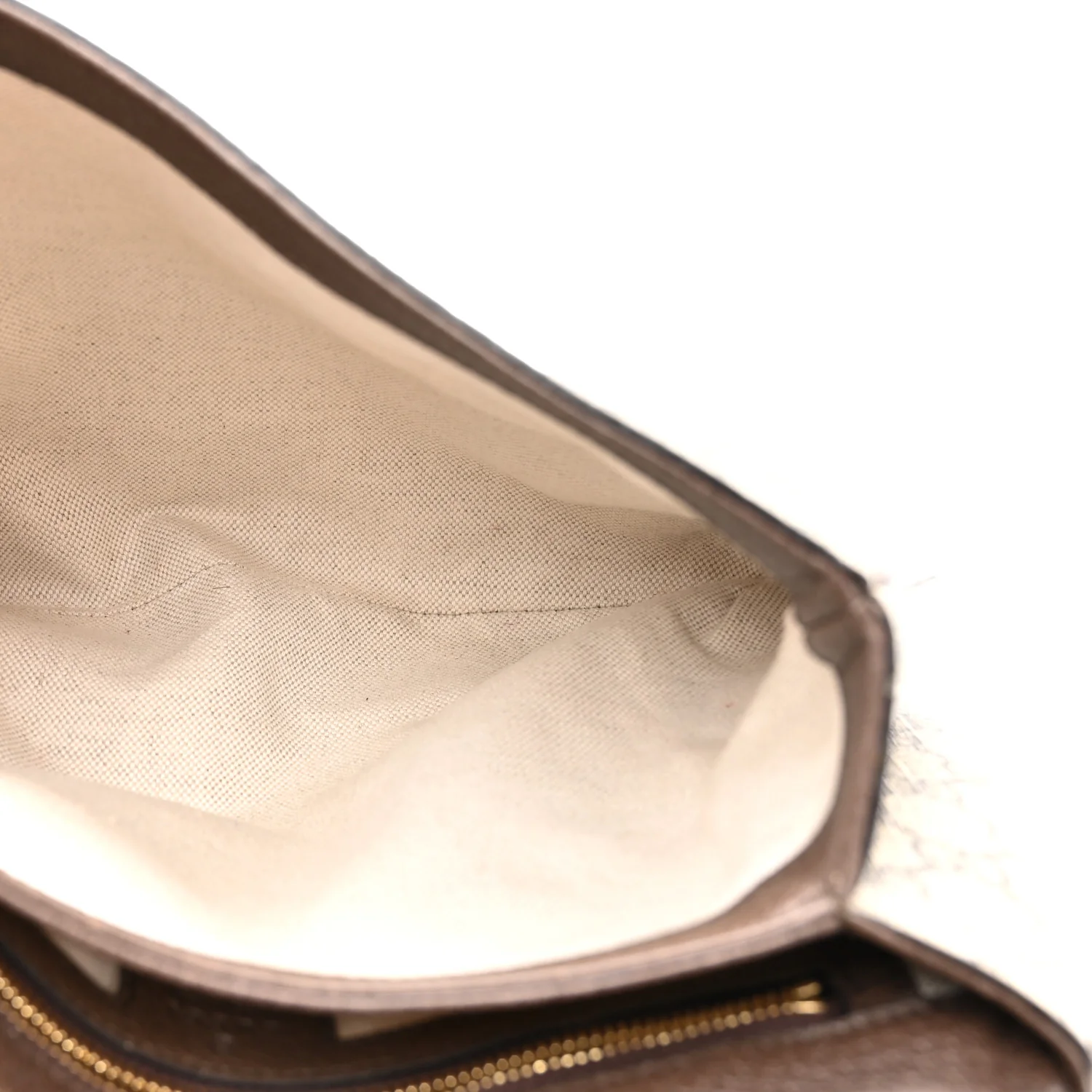 GG Supreme Monogram Textured Dollar Calfskin Web Medium Blondie Top Handle Shoulder Flap Bag Beige Ebony New Acero - Image 5