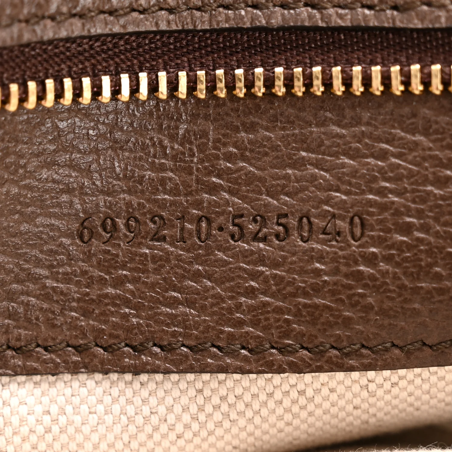 GG Supreme Monogram Textured Dollar Calfskin Web Medium Blondie Top Handle Shoulder Flap Bag Beige Ebony New Acero - Image 7
