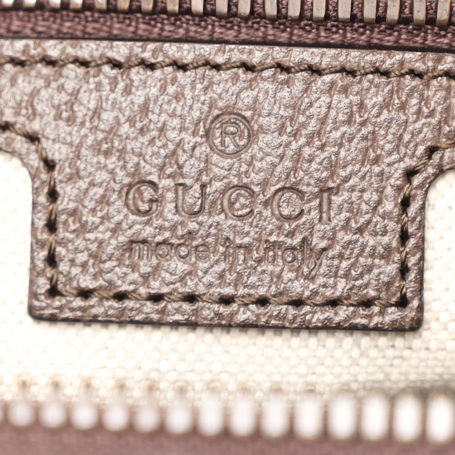 GG Supreme Monogram Textured Dollar Calfskin Web Medium Savoy Duffle Bag Beige Ebony Fluorescent Fuchsia - Image 5