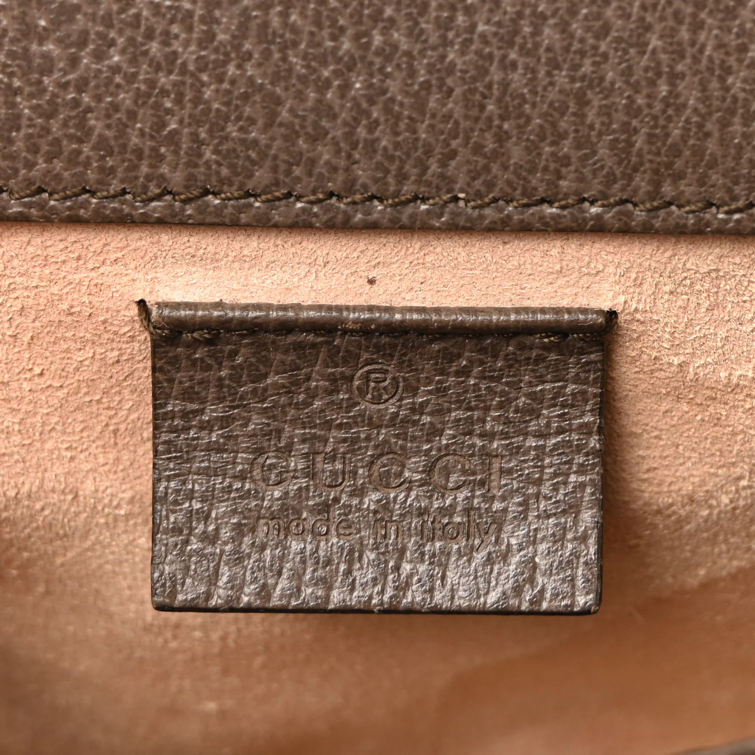 GG Supreme Monogram Textured Dollar Calfskin Web Mini Ophidia Chain Shoulder Bag Beige Ebony New Acero - Image 6
