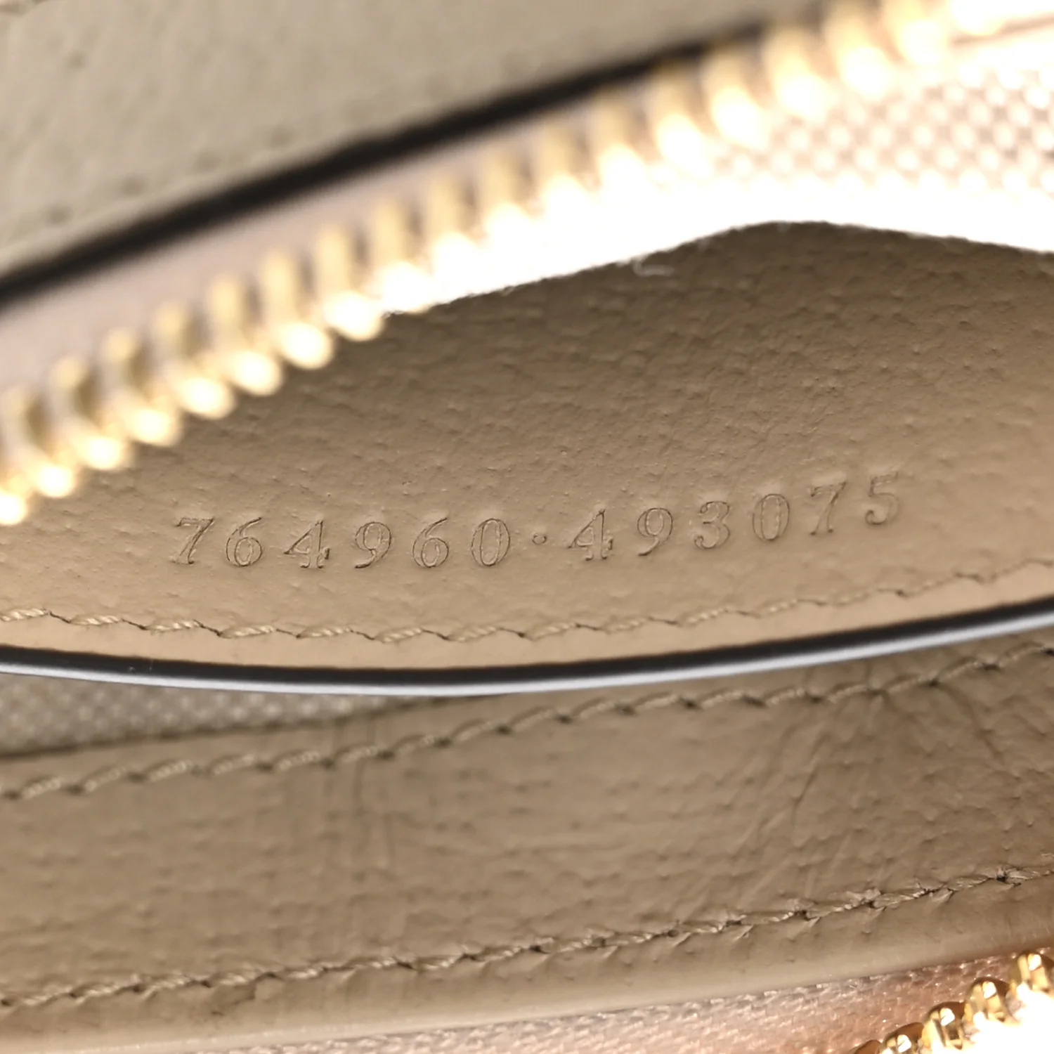 GG Supreme Monogram Textured Dollar Calfskin Web Mini Ophidia GG Handbag Beige Mystic White Oatmeal - Image 7