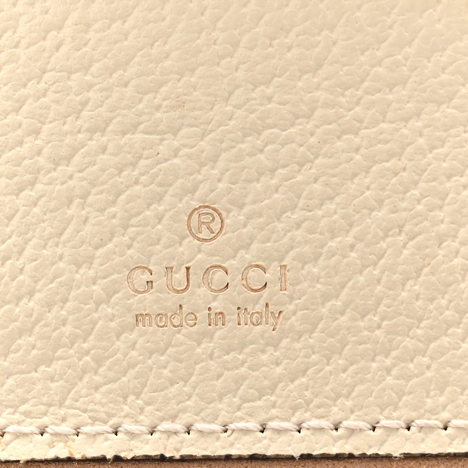 GG Supreme Monogram Textured Dollar Calfskin Web Mini Ophidia Half Moon Hobo Beige Ebony Mystic White - Image 6