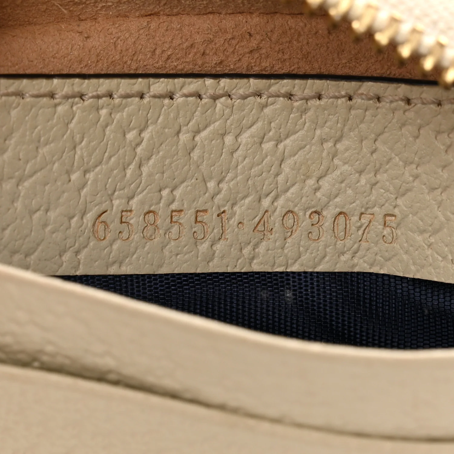 GG Supreme Monogram Textured Dollar Calfskin Web Mini Ophidia Half Moon Hobo Beige Ebony Mystic White - Image 7