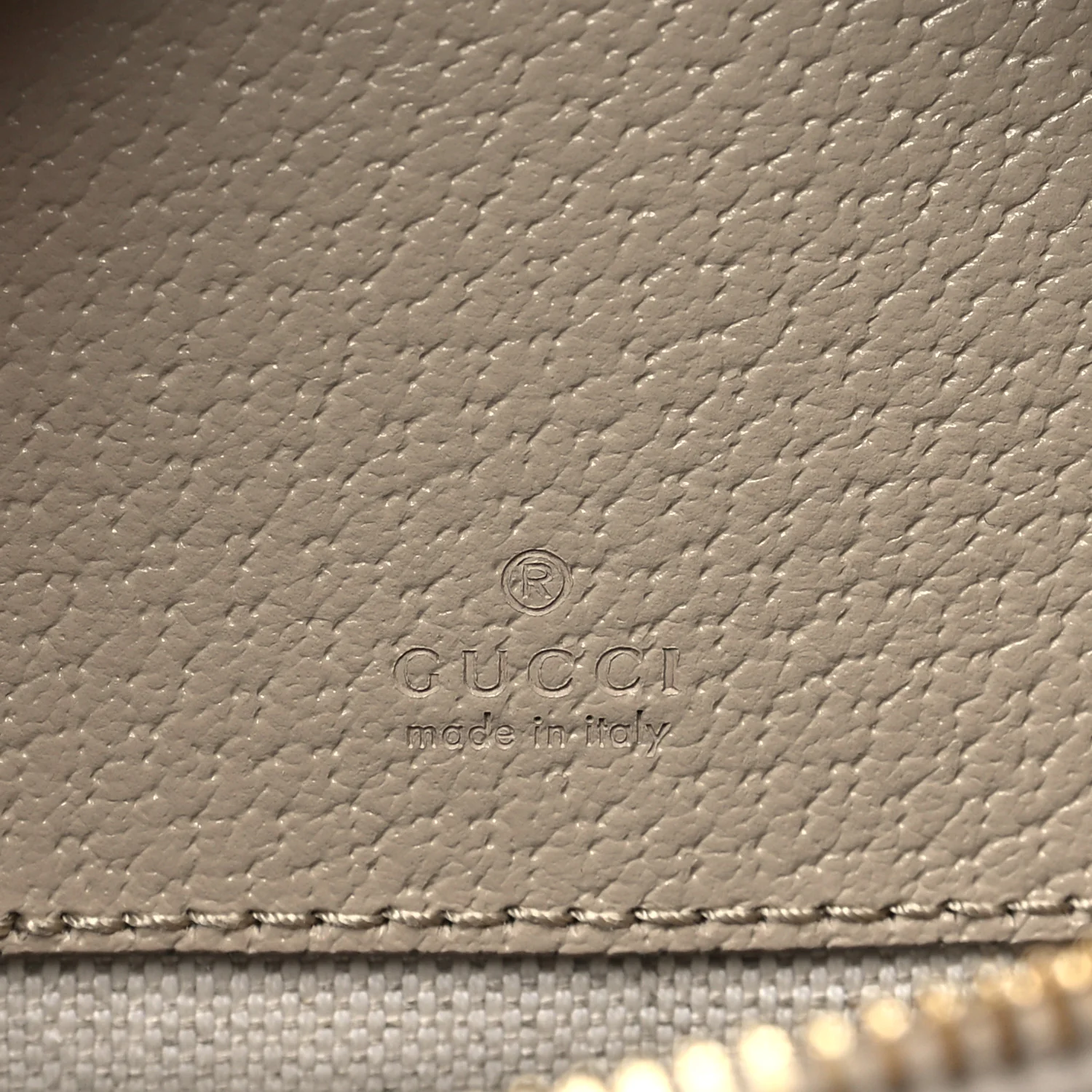 GG Supreme Monogram Textured Dollar Calfskin Web Mini Ophidia Top Handle Bowler Bag Beige Mystic White Oatmeal - Image 6