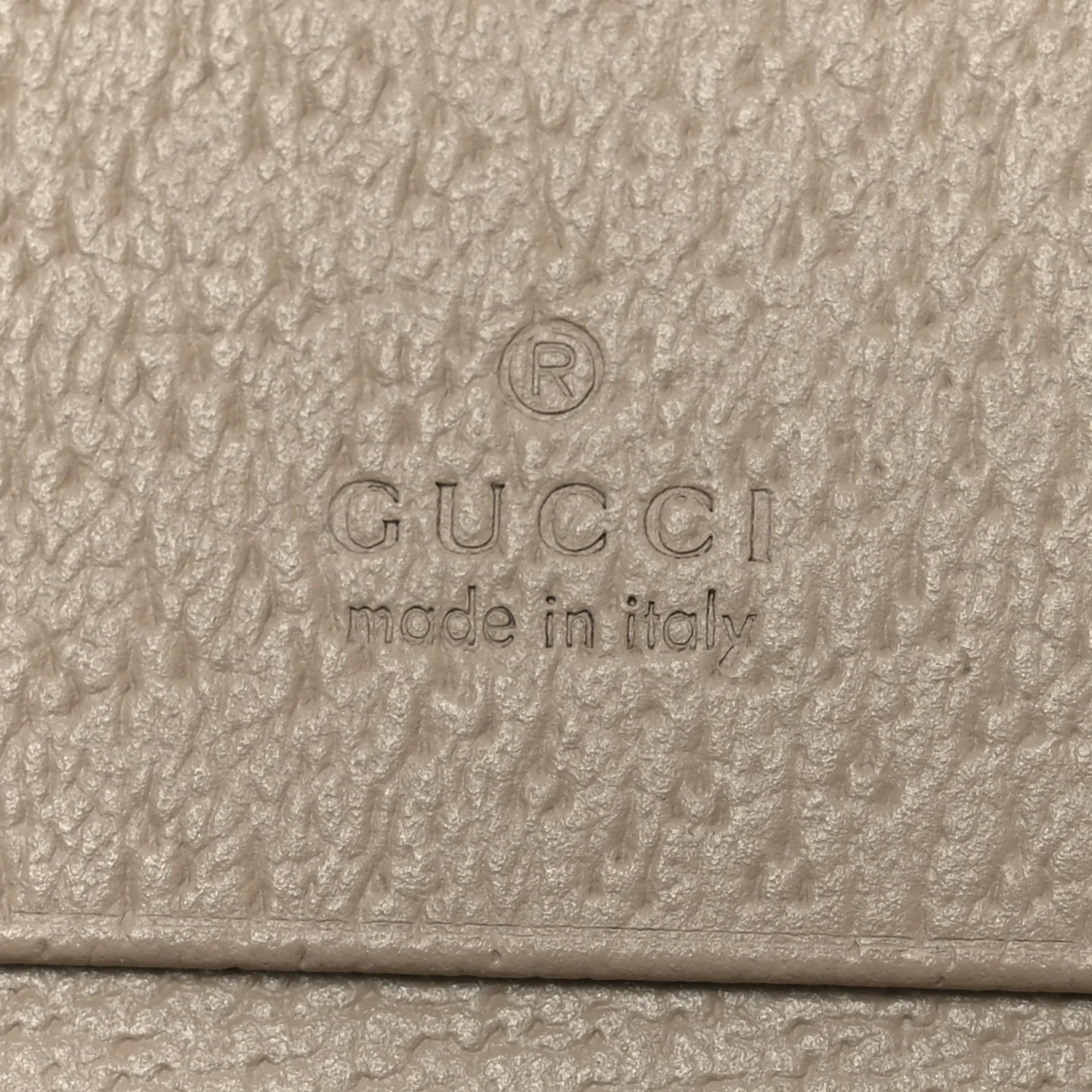 GG Supreme Monogram Textured Dollar Calfskin Web Ophidia Card Case Beige Mystic White Oatmeal - Image 6