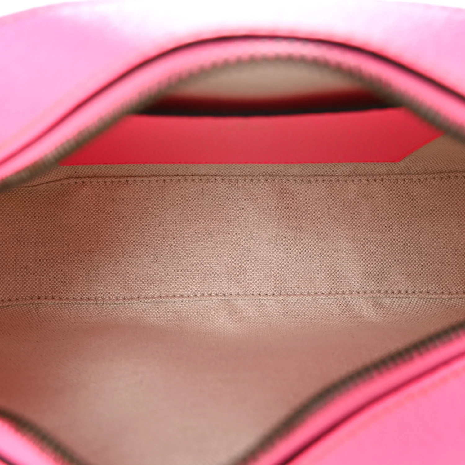 GG Supreme Monogram Textured Dollar Calfskin Web Ophidia Small Crossbody Bag Beige Ebony Fuchsia - Image 5