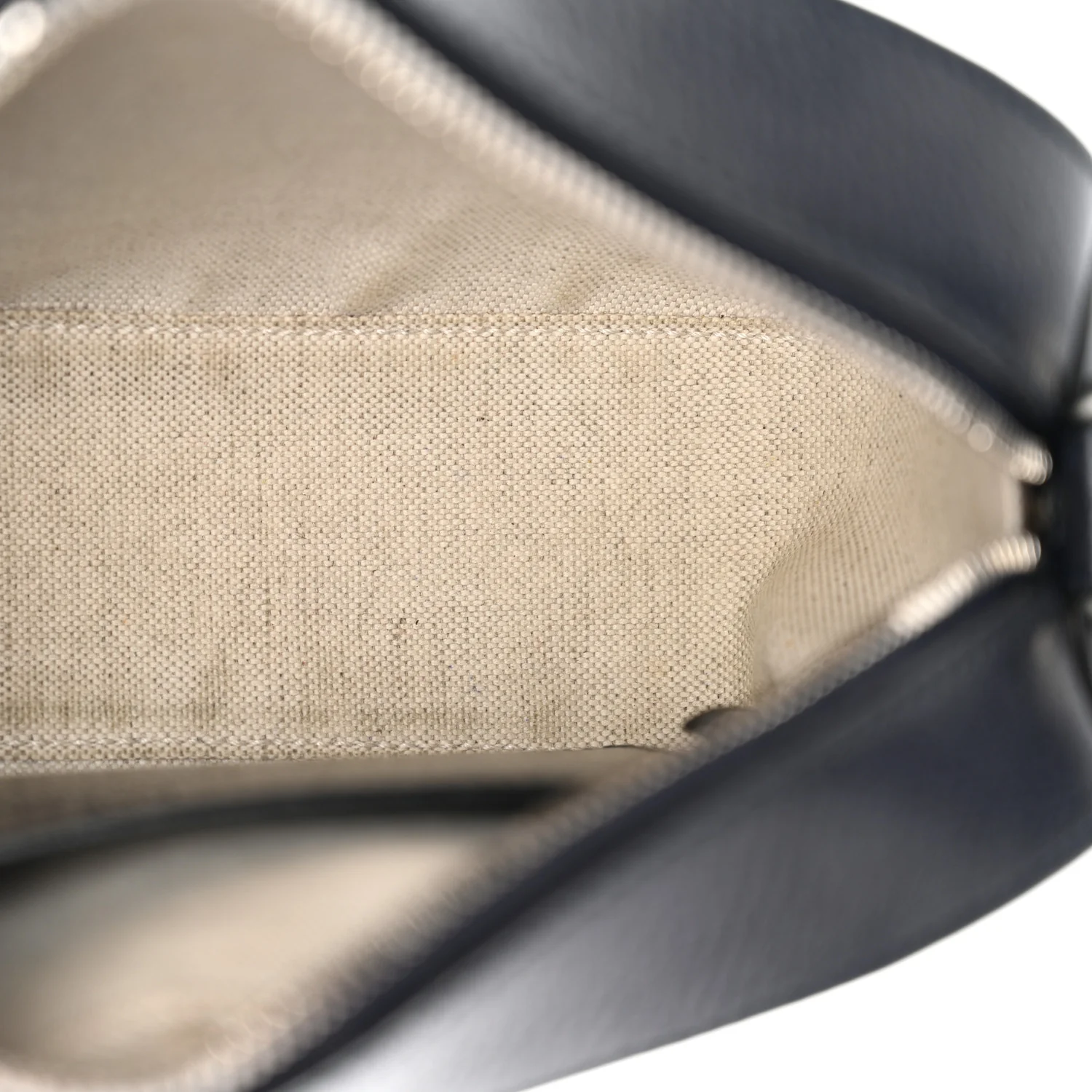 GG Supreme Monogram Textured Dollar Calfskin Web Small Ophidia Camera Bag Beige Blue - Image 12