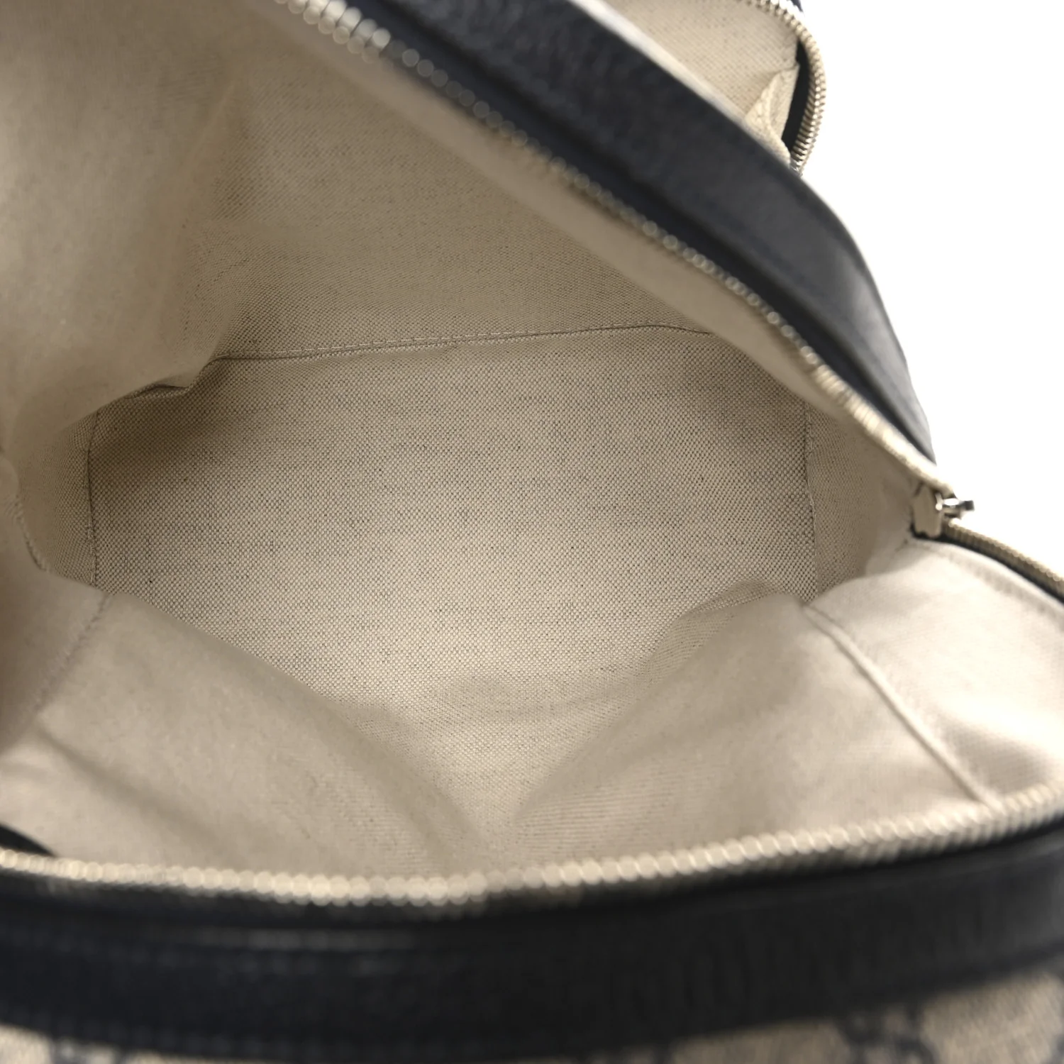 GG Supreme Monogram Textured Dollar Calfskin Web Small Ophidia Day Backpack Beige Blue Black - Image 5
