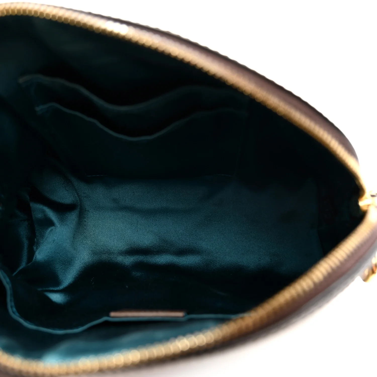 GG Supreme Monogram Textured Dollar Calfskin Web Small Ophidia Dome Shoulder Bag Beige Ebony New Acero - Image 5