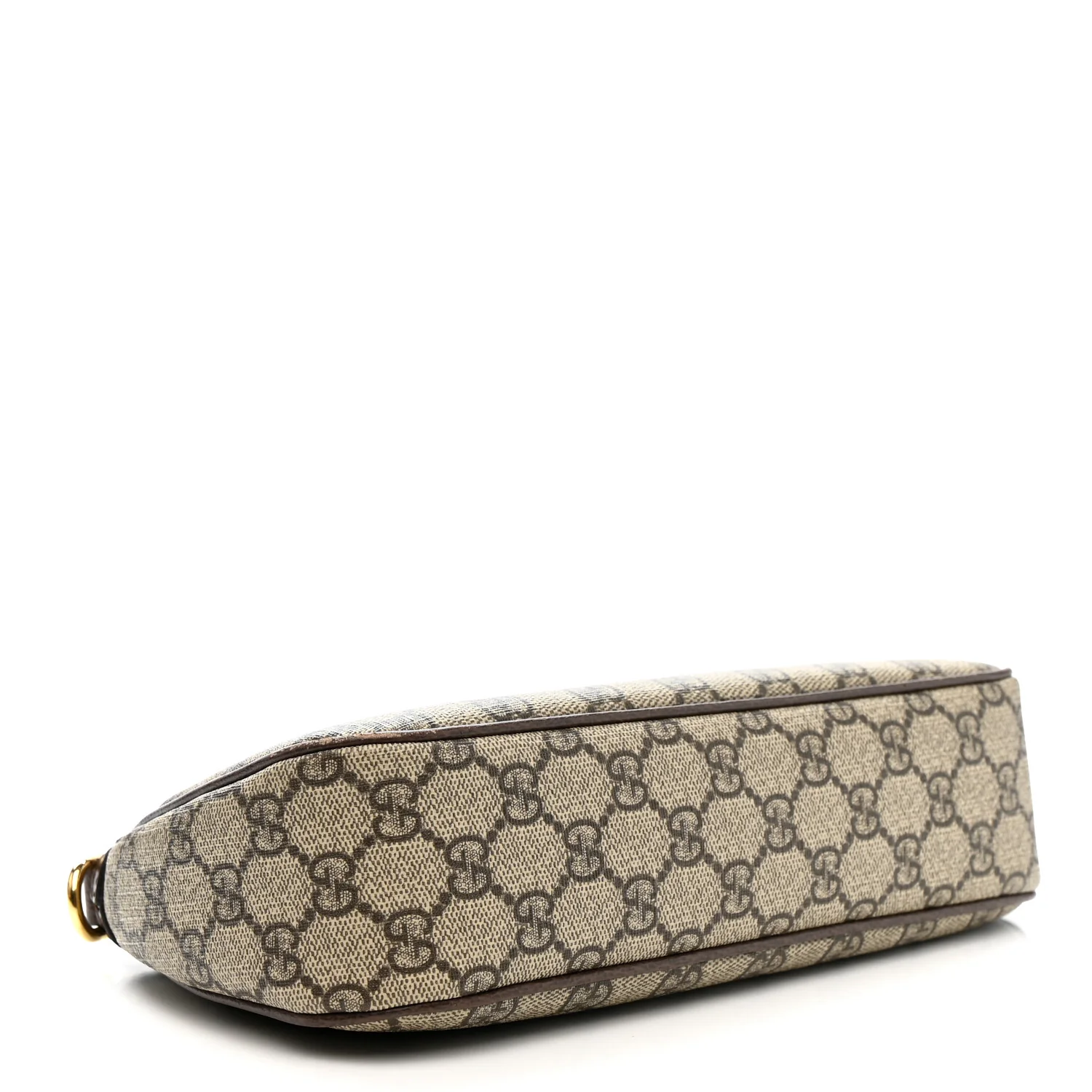GG Supreme Monogram Textured Dollar Calfskin Web Small Ophidia GG Handbag Beige Ebony New Acero - Image 4