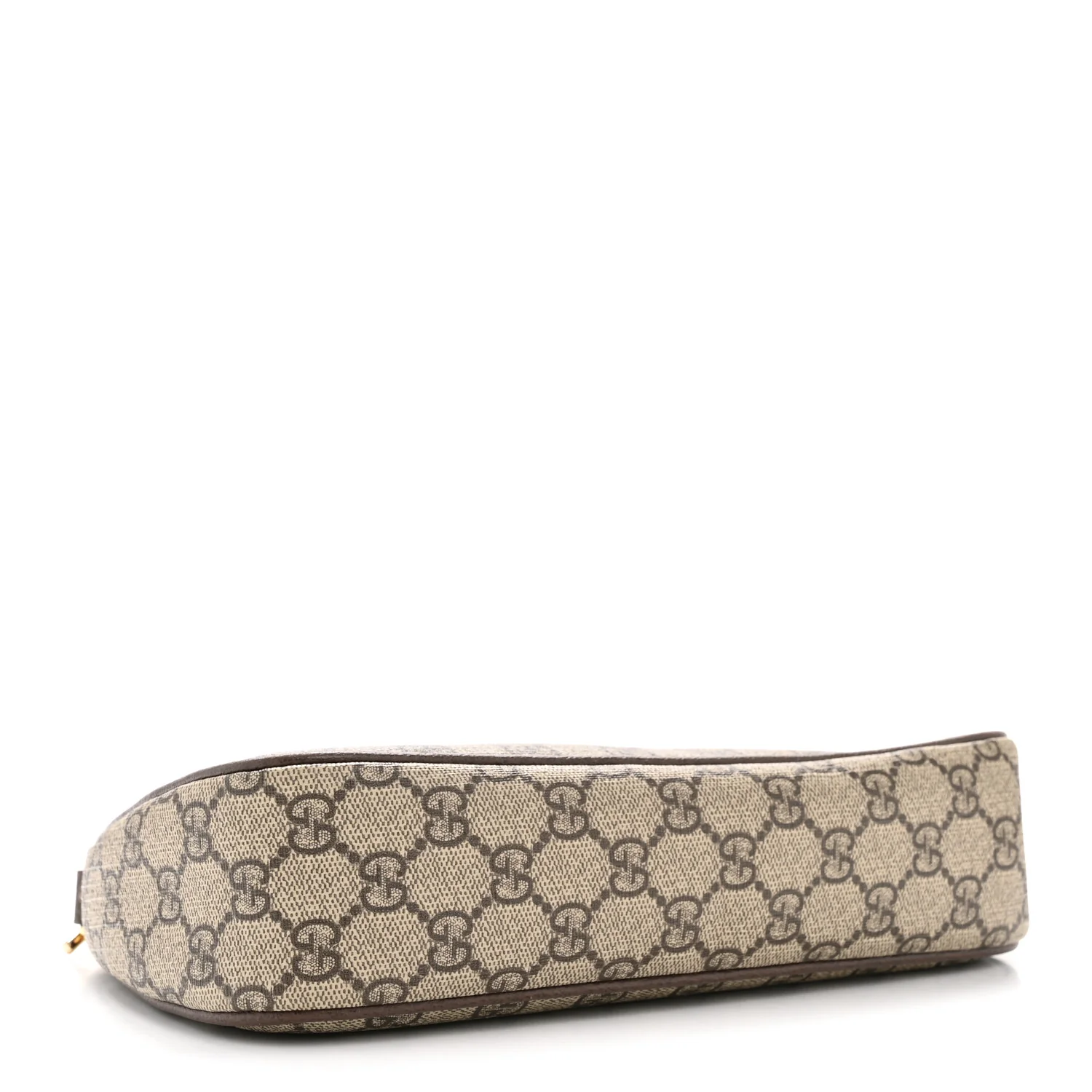 GG Supreme Monogram Textured Dollar Calfskin Web Small Ophidia GG Handbag Beige Ebony New Acero - Image 4