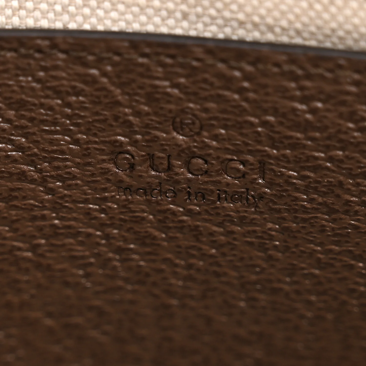 GG Supreme Monogram Textured Dollar Calfskin Web Small Ophidia GG Handbag Beige Ebony New Acero - Image 6
