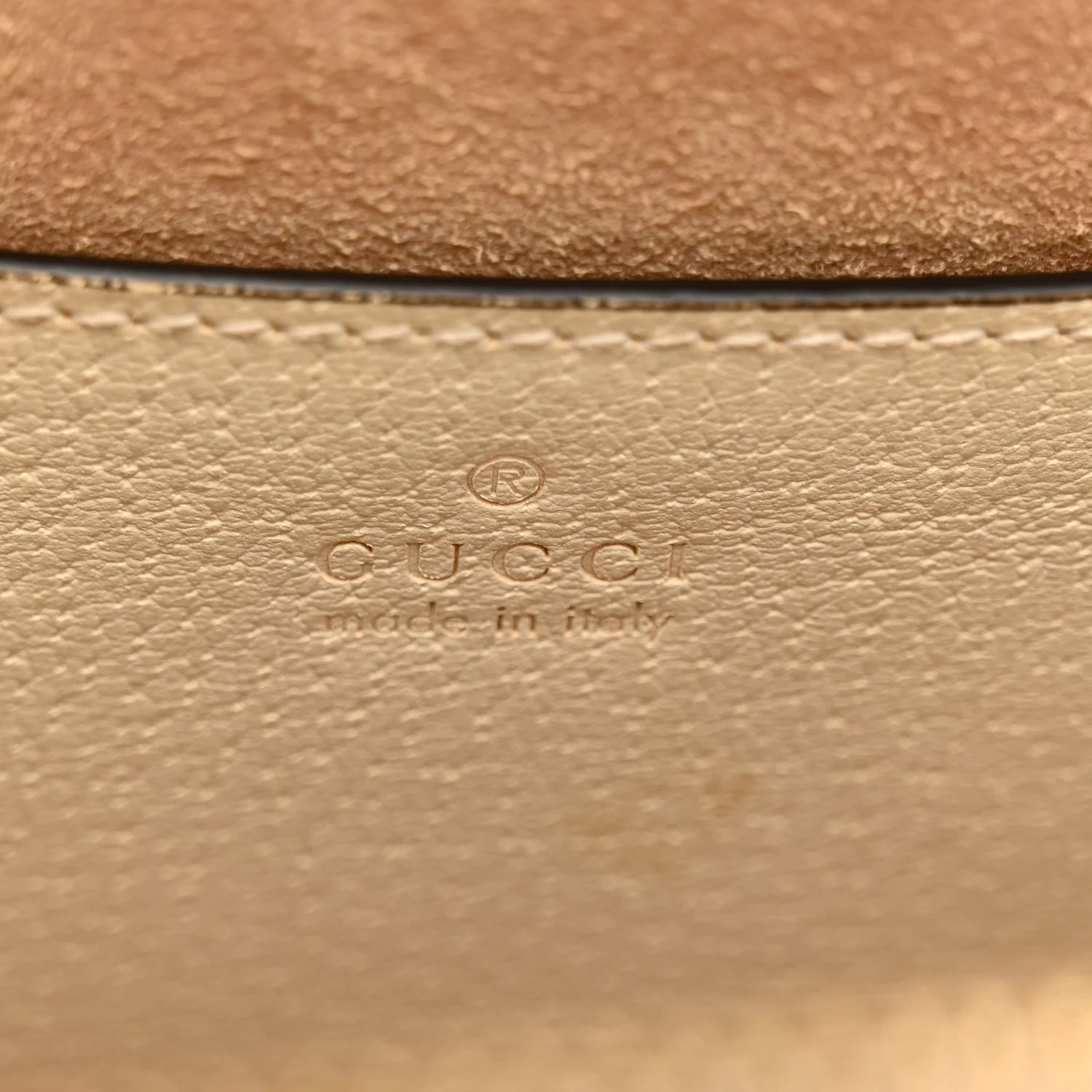 GG Supreme Monogram Textured Dollar Calfskin Web Small Ophidia Tote Bag Beige Ebony Mystic White - Image 6
