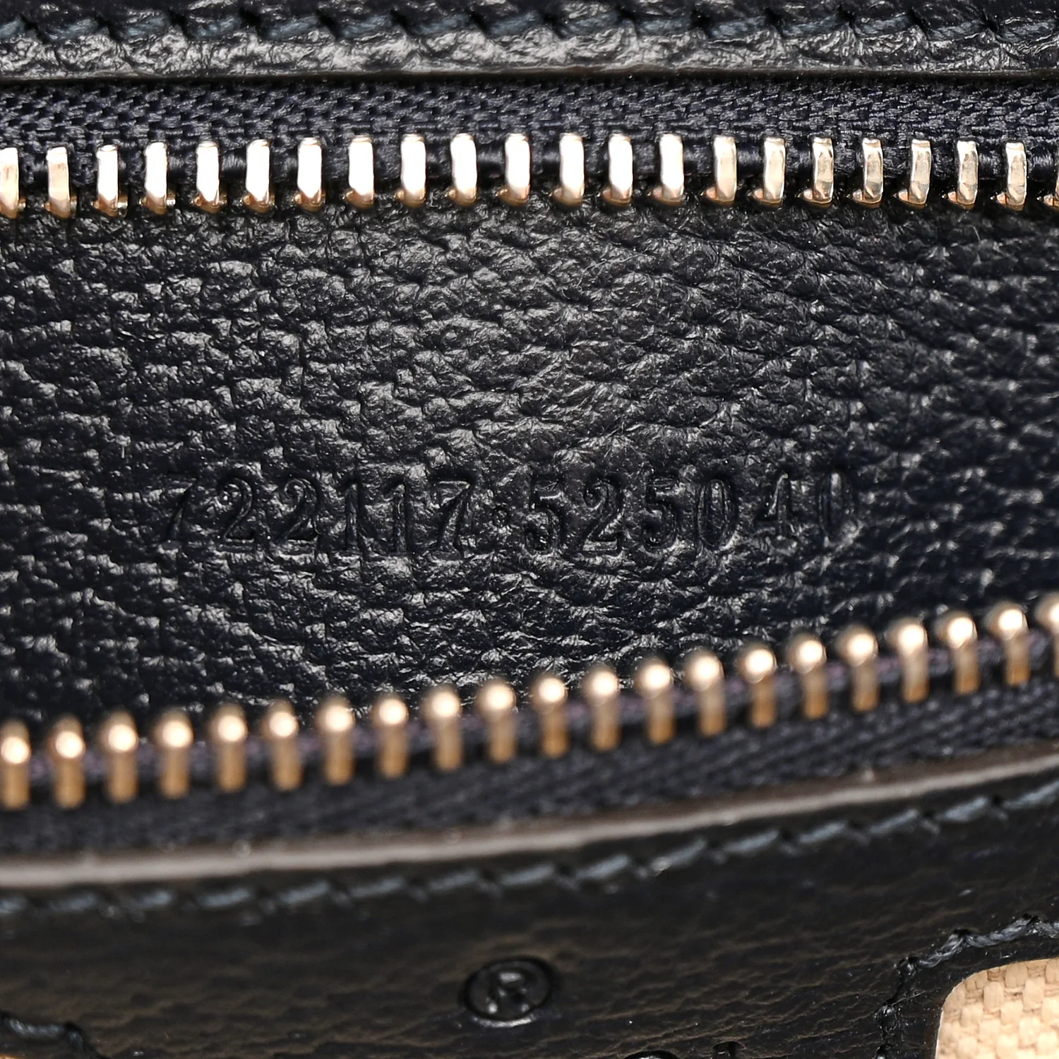 GG Supreme Monogram Textured Dollar Calfskin Web Studded Mini Ophidia Flap Shoulder Bag Beige Blue - Image 7