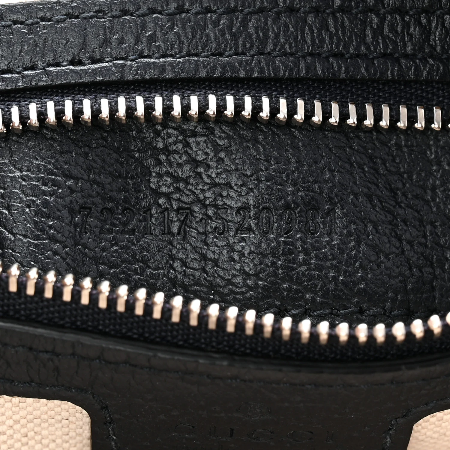 GG Supreme Monogram Textured Dollar Calfskin Web Studded Mini Ophidia Flap Shoulder Bag Beige Blue - Image 7
