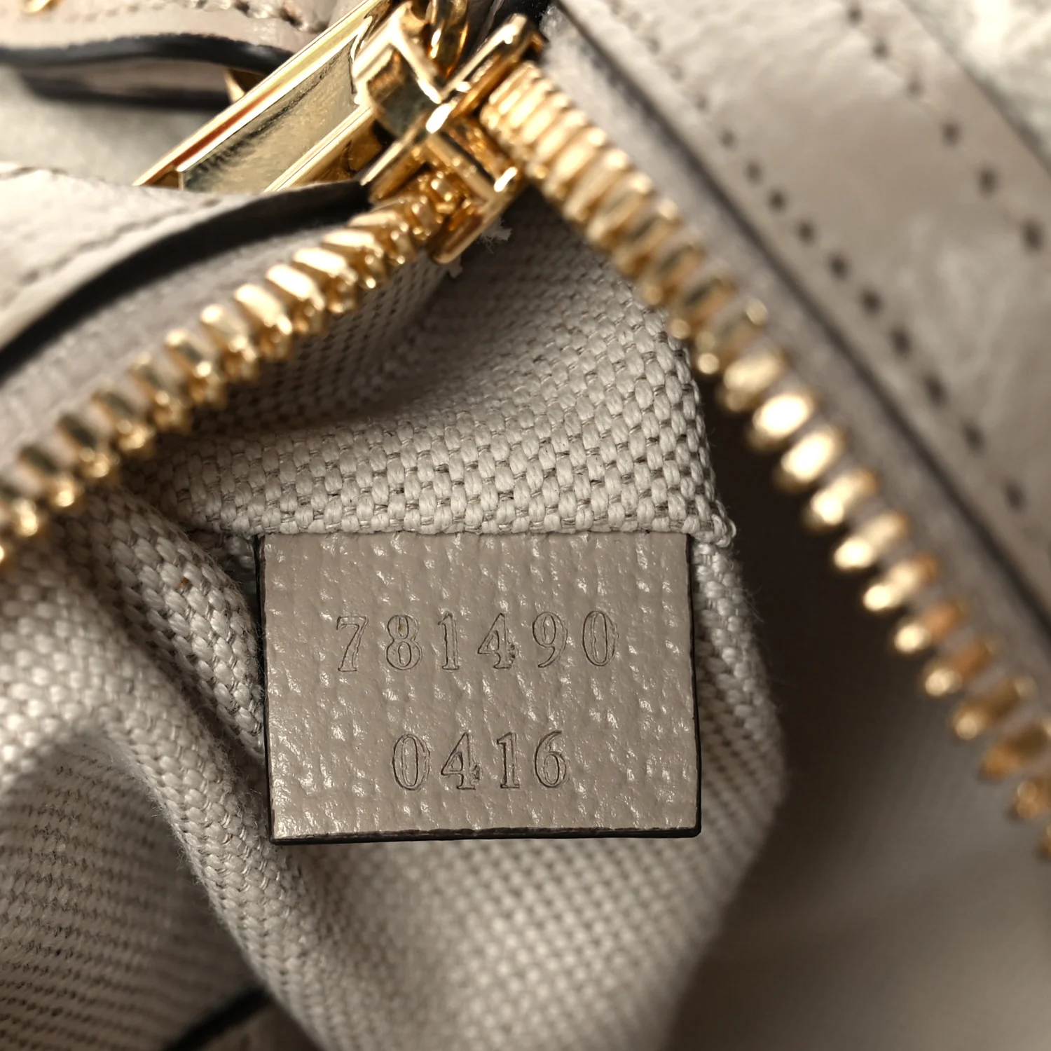 GG Supreme Monogram Textured Dollar Calfskin Web Super Mini Ophidia Top Handle Bowler Bag Beige Mystic White Oatmeal - Image 7