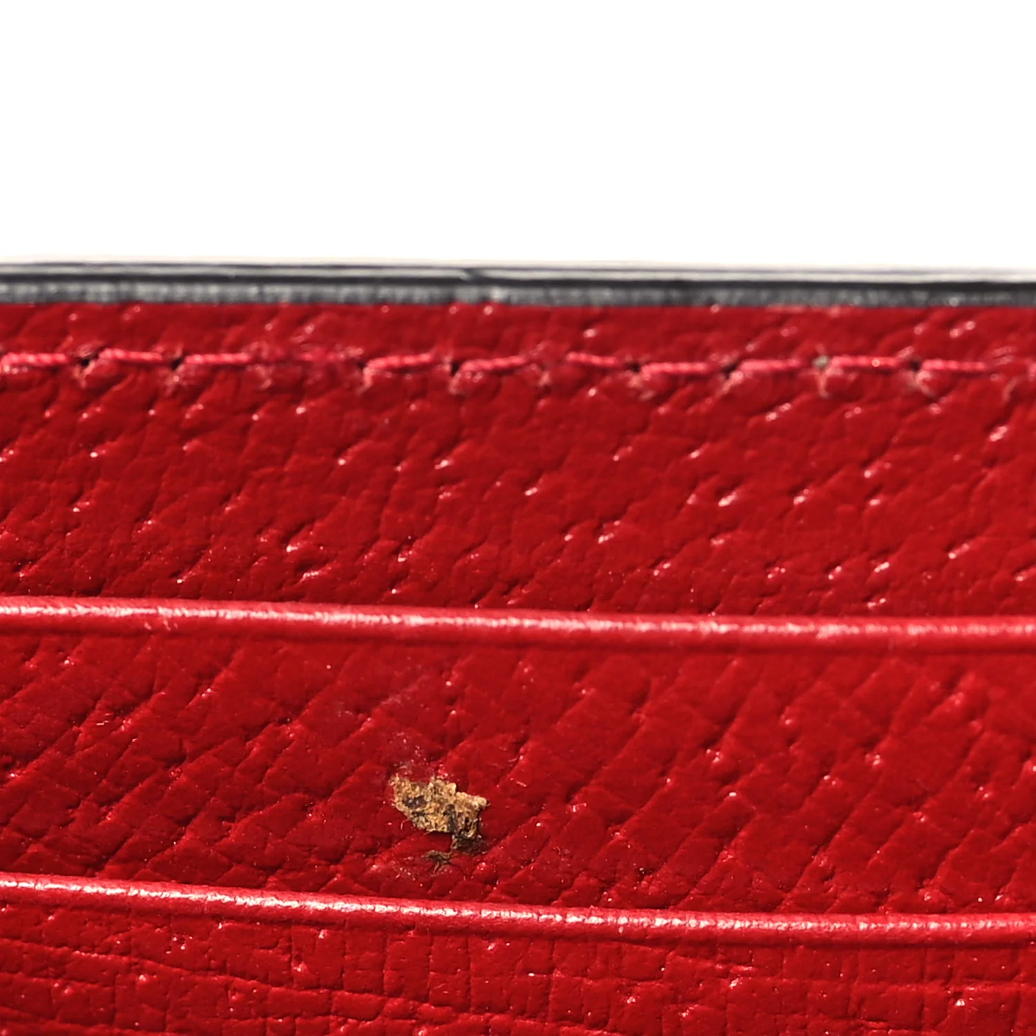 GG Supreme Monogram Tian Chain Wallet Beige Multicolor Red - Image 11