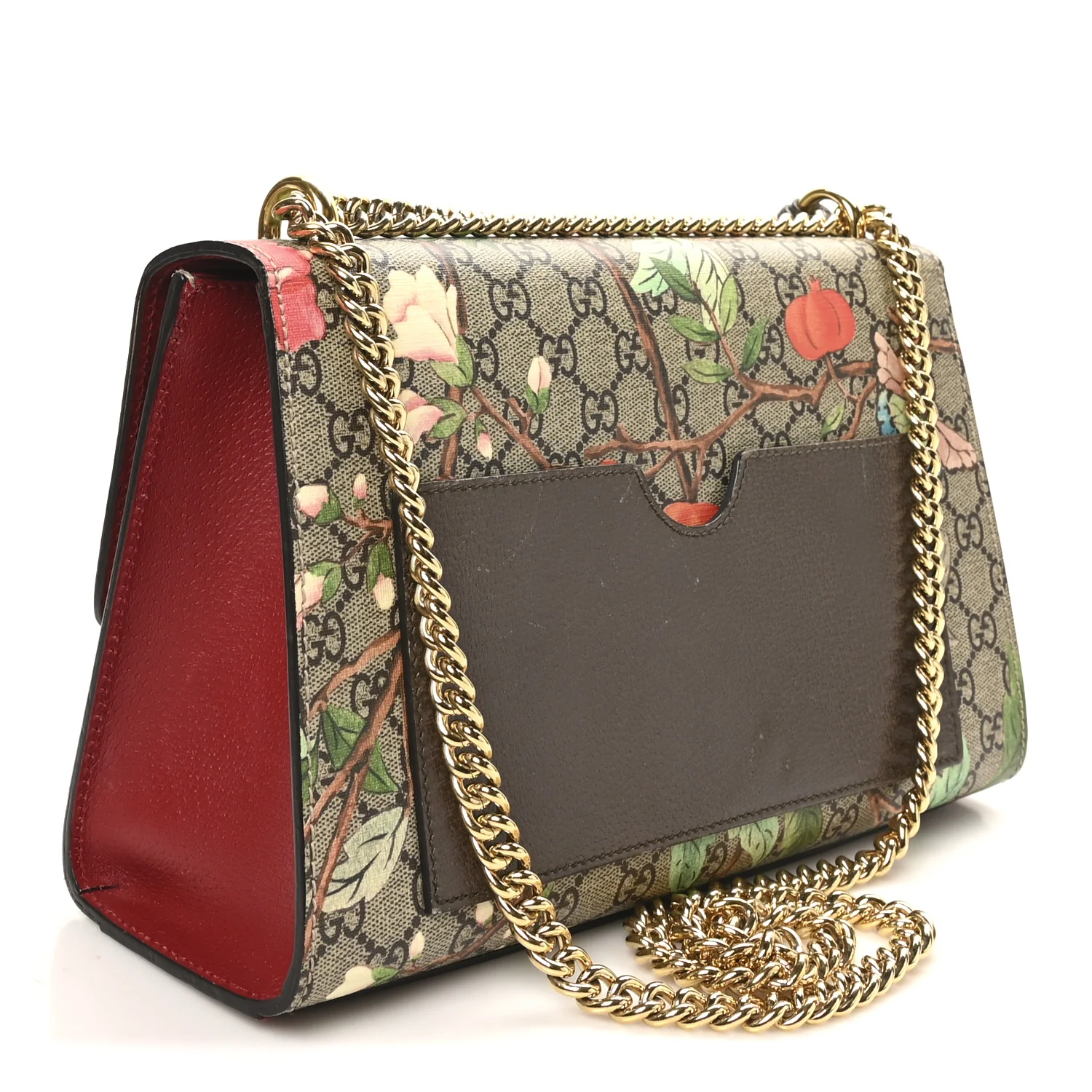 GG Supreme Monogram Tian Medium Padlock Shoulder Bag Beige Multicolor New Acero - Image 3