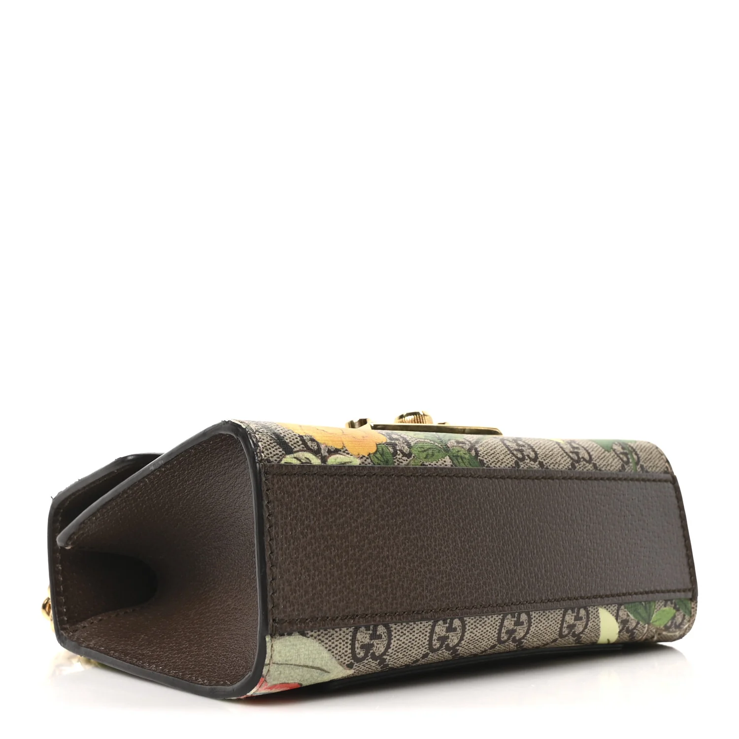 GG Supreme Monogram Tian Small Padlock Shoulder Bag Beige Multicolor New Acero - Image 4