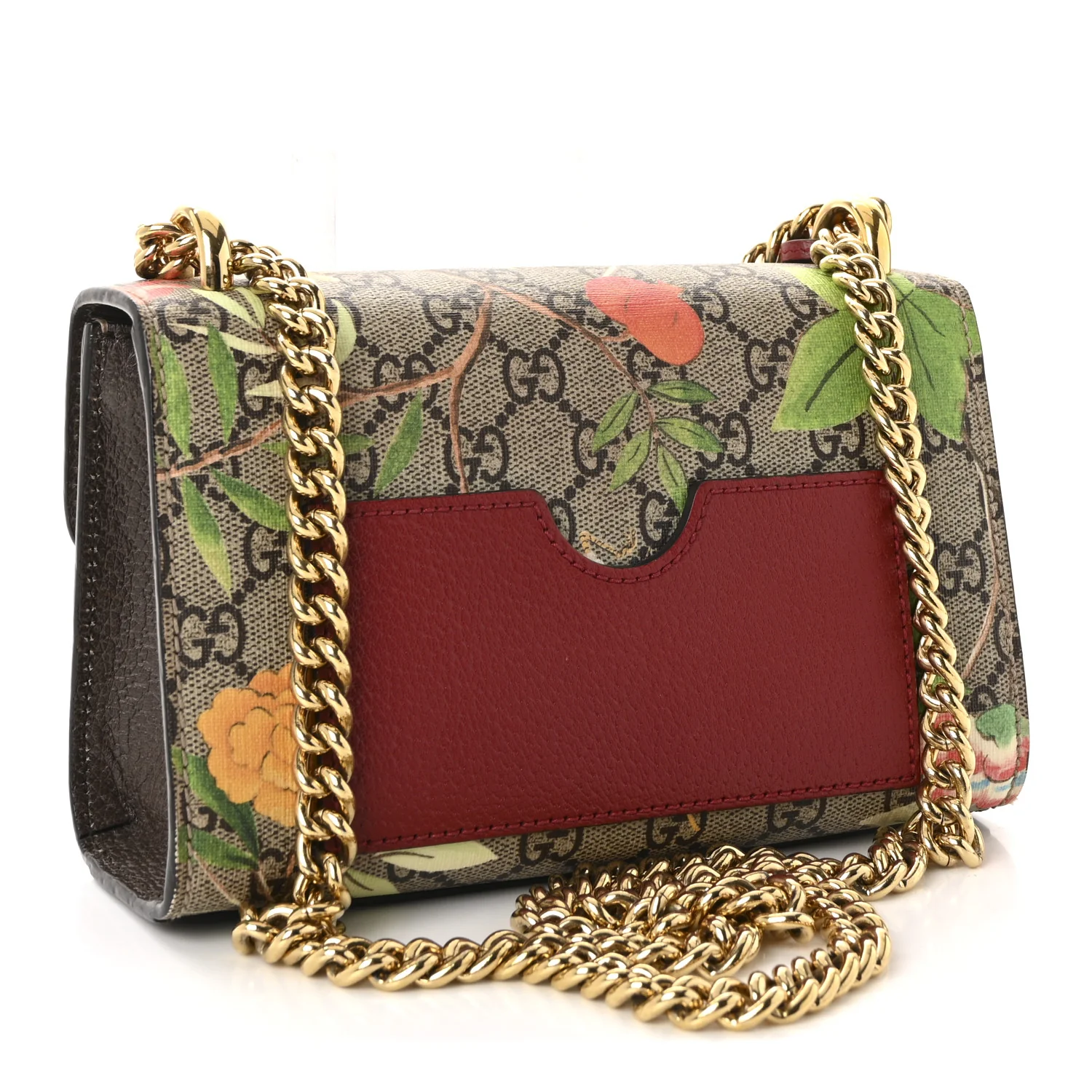 GG Supreme Monogram Tian Small Padlock Shoulder Bag Beige Multicolor New Acero - Image 3