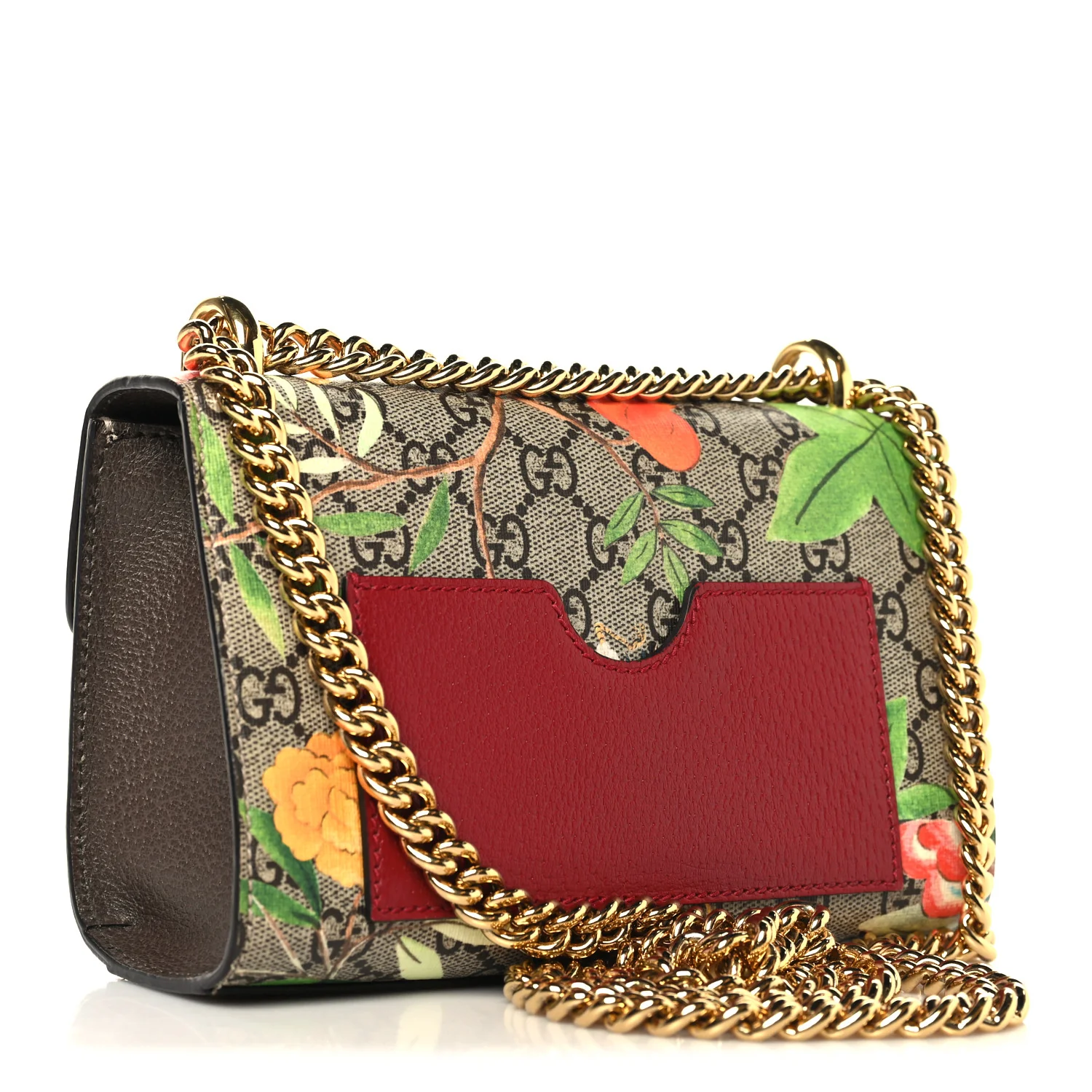 GG Supreme Monogram Tian Small Padlock Shoulder Bag Beige Multicolor New Acero - Image 3
