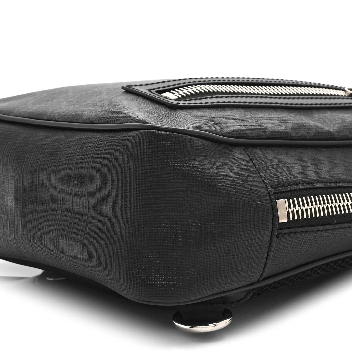 GG Supreme Monogram Web Belt Bag Black Grey - Image 11