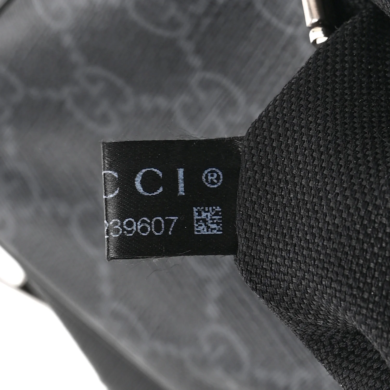GG Supreme Monogram Web Belt Bag Black Grey - Image 8