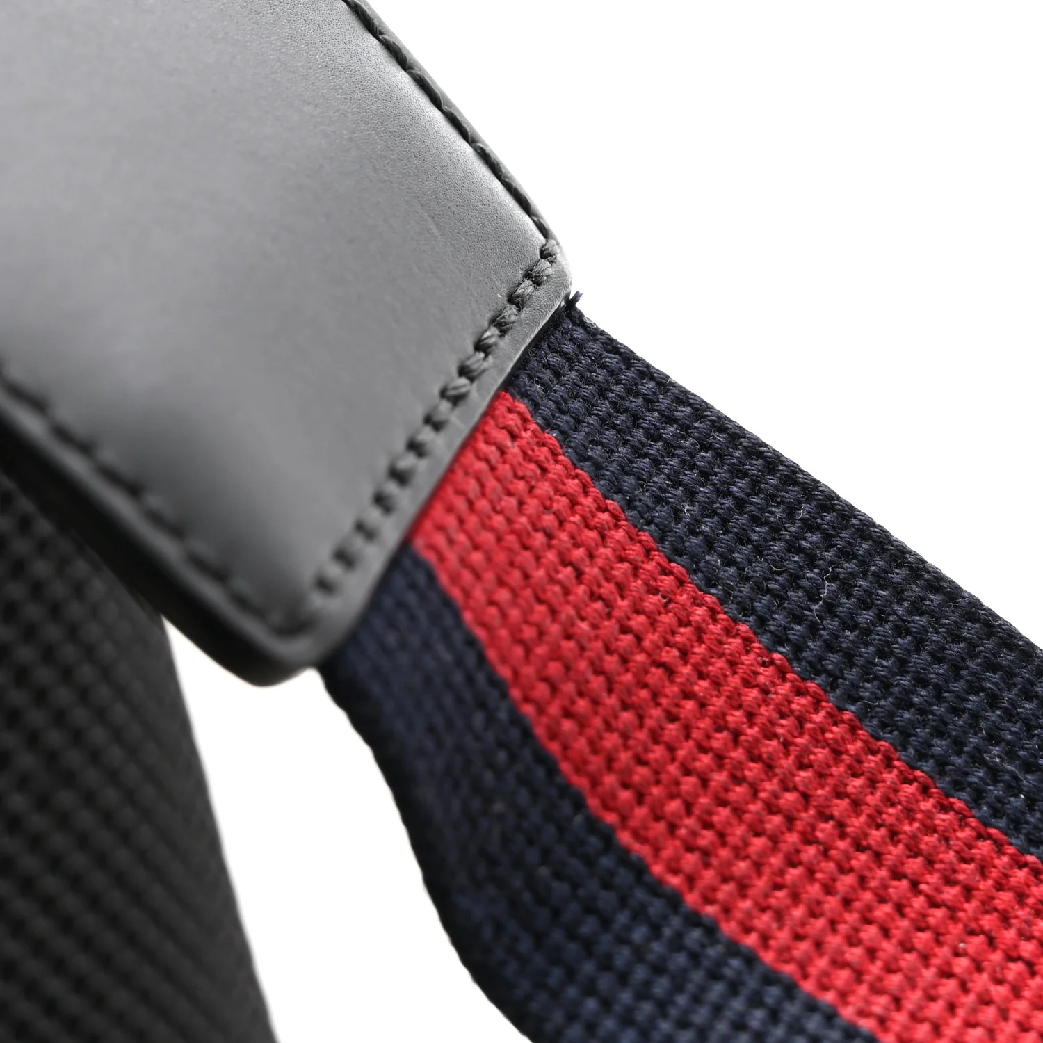 GG Supreme Monogram Web Belt Bag Black Grey - Image 13