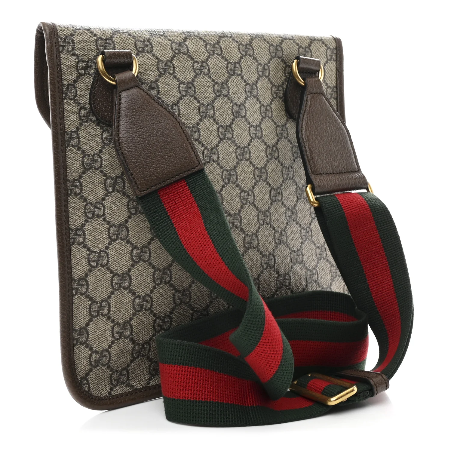 GG Supreme Monogram Web Medium Neo Vintage Flap Messenger Bag Beige New Acero - Image 3