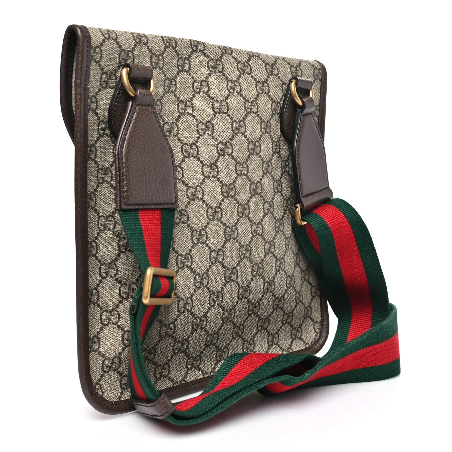 GG Supreme Monogram Web Medium Neo Vintage Flap Messenger Bag Beige New Acero - Image 3
