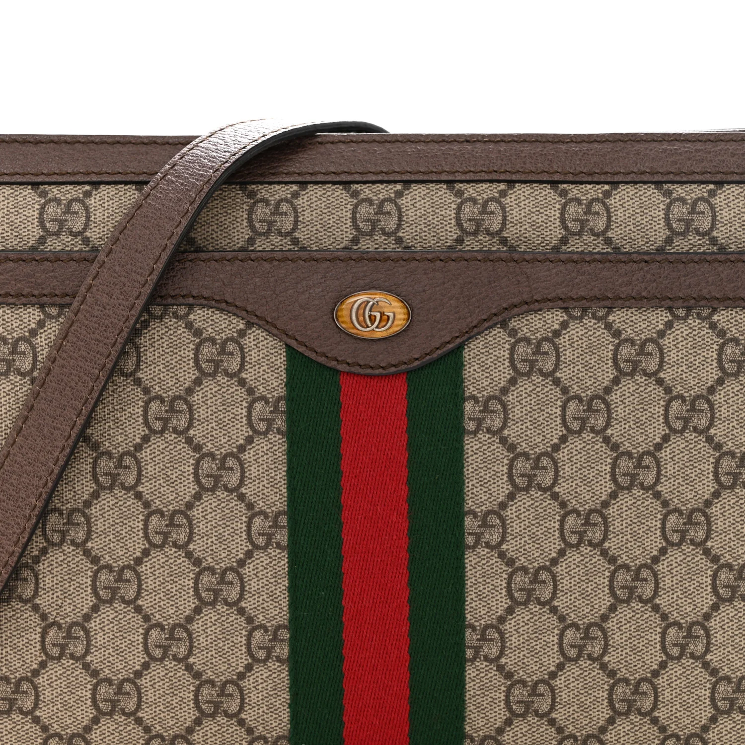 GG Supreme Monogram Web Medium Ophidia Shoulder Bag Beige New Acero - Image 10