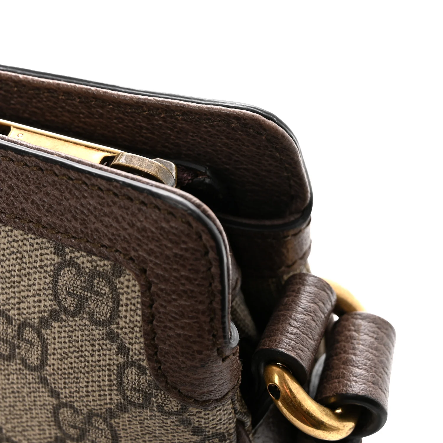 GG Supreme Monogram Web Medium Ophidia Shoulder Bag Beige New Acero - Image 16