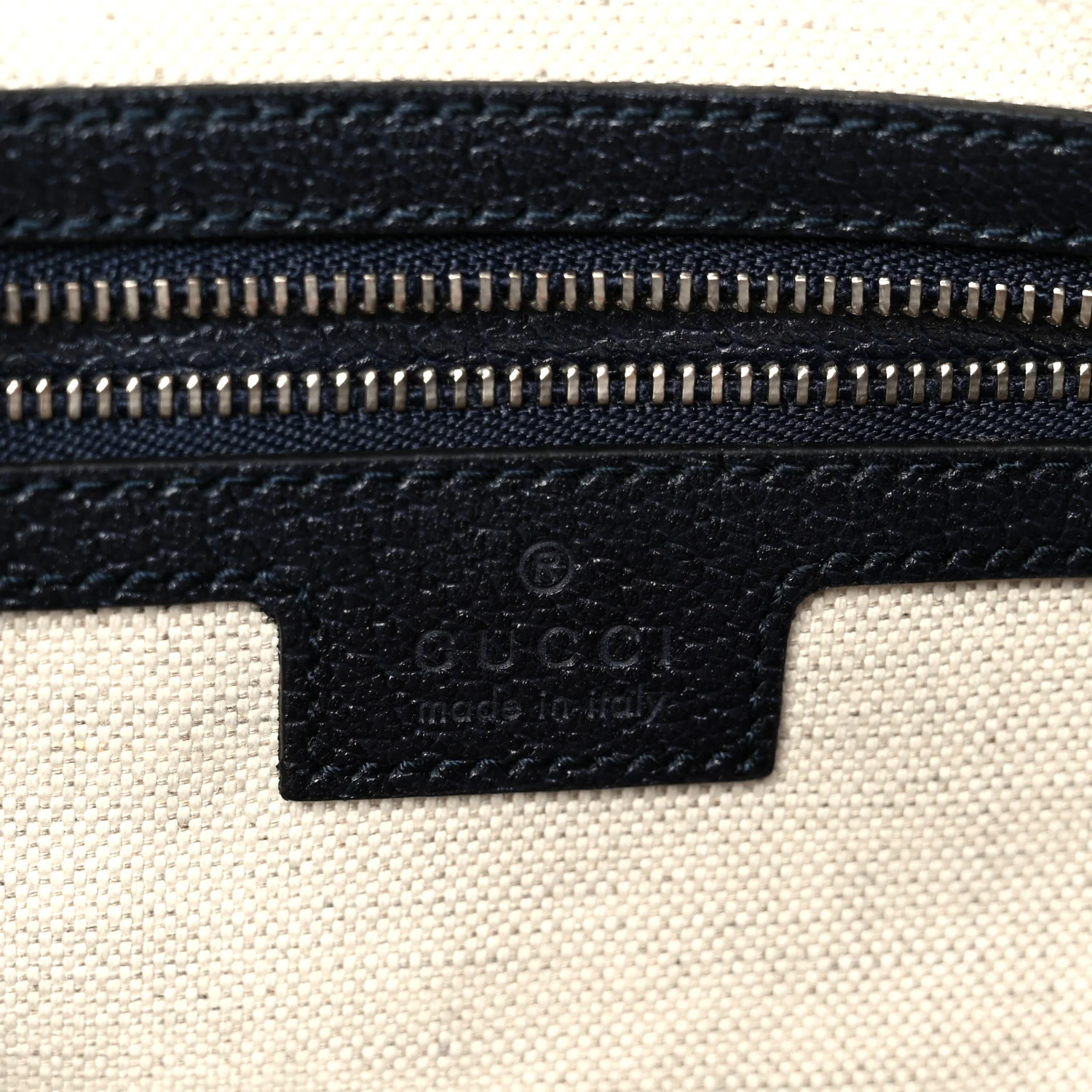 GG Supreme Monogram Web Medium Ophidia Top Handle Bag Beige Blue - Image 6