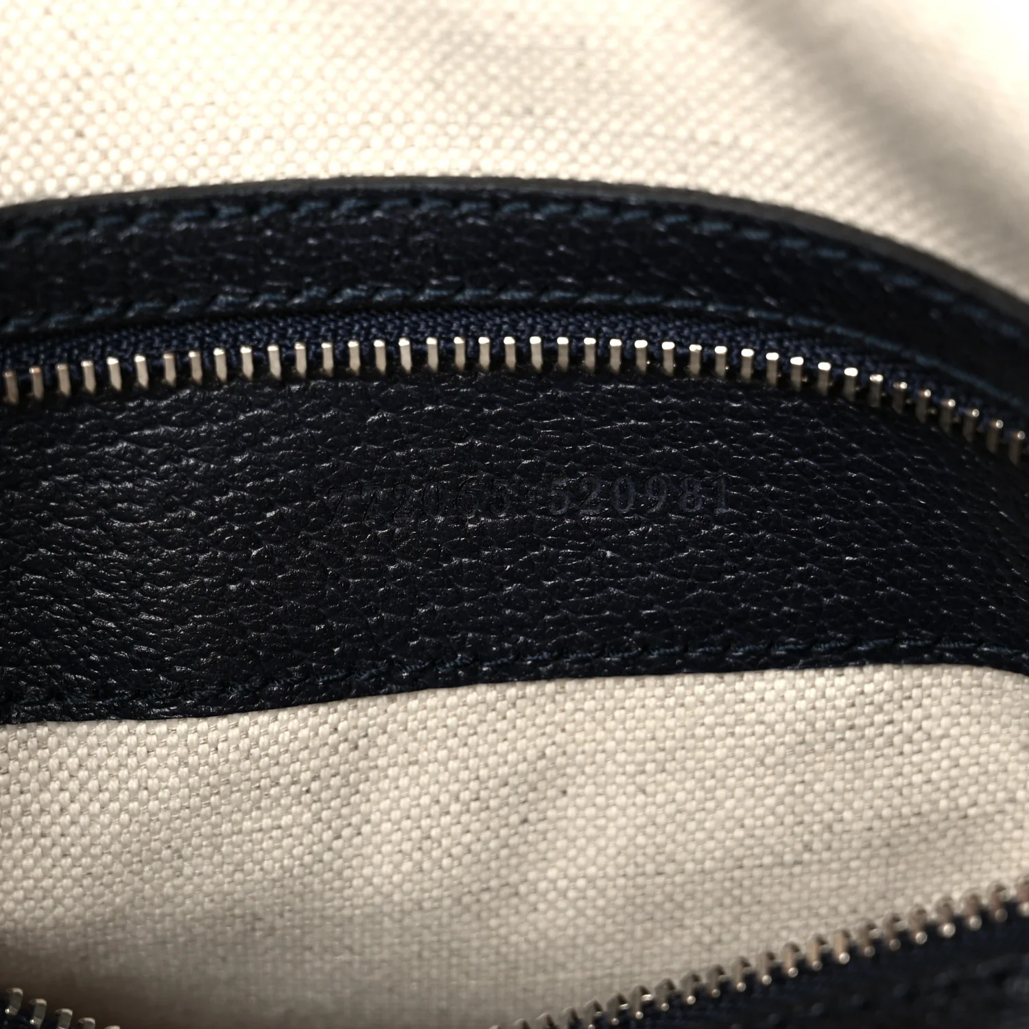 GG Supreme Monogram Web Medium Ophidia Top Handle Bag Beige Blue - Image 7