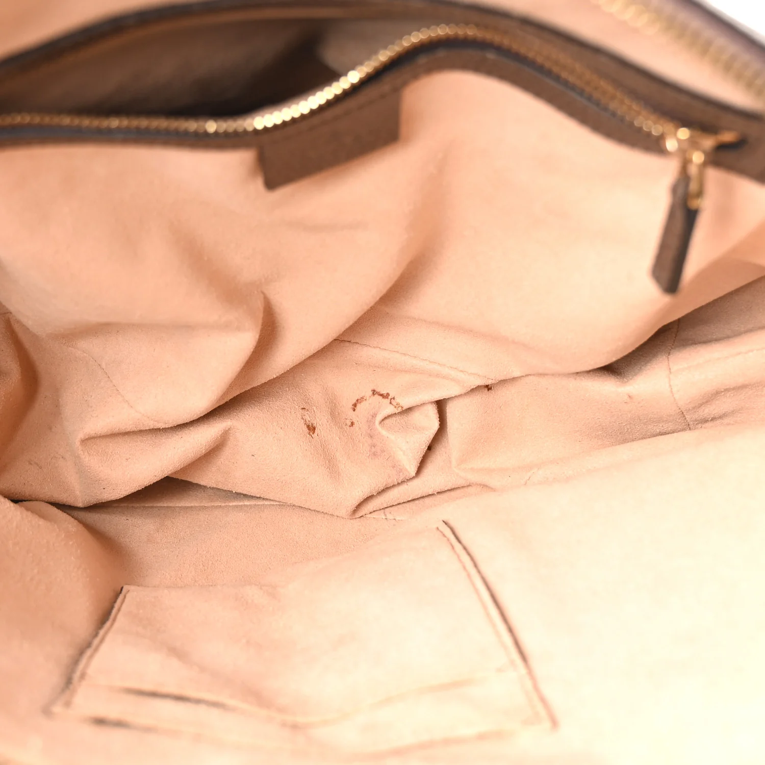 GG Supreme Monogram Web Medium Ophidia Top Handle Dome Bag Brown - Image 5