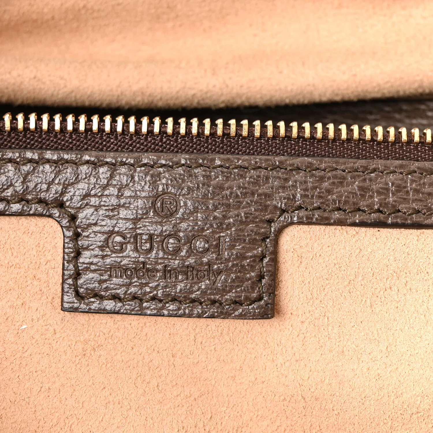 GG Supreme Monogram Web Medium Ophidia Tote Bag Brown - Image 6