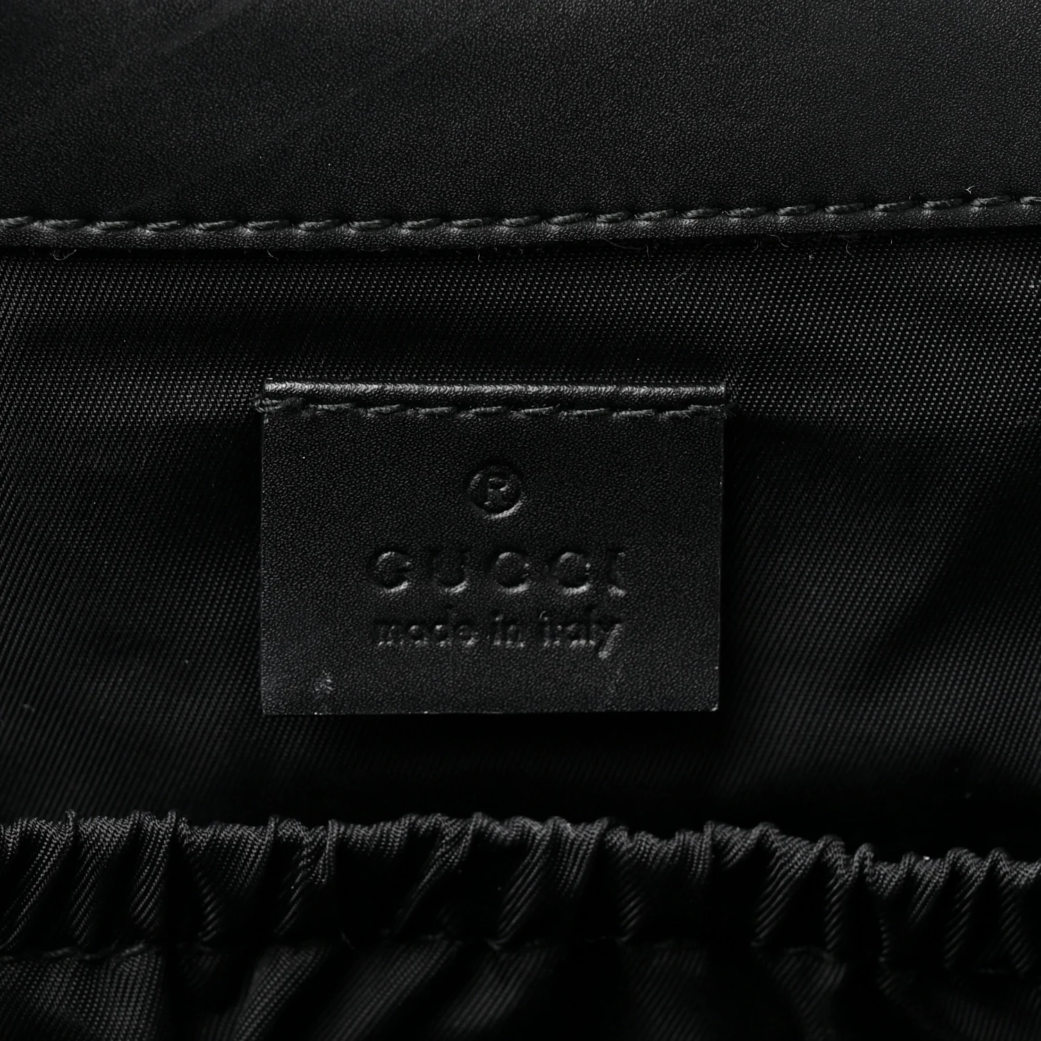 GG Supreme Monogram Web Messenger Diaper Bag Black Grey - Image 6