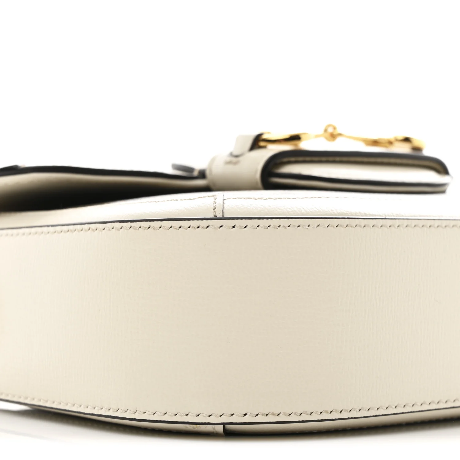 GG Supreme Monogram Web Mini Horsebit 1955 Shoulder Bag Beige Mystic White - Image 9